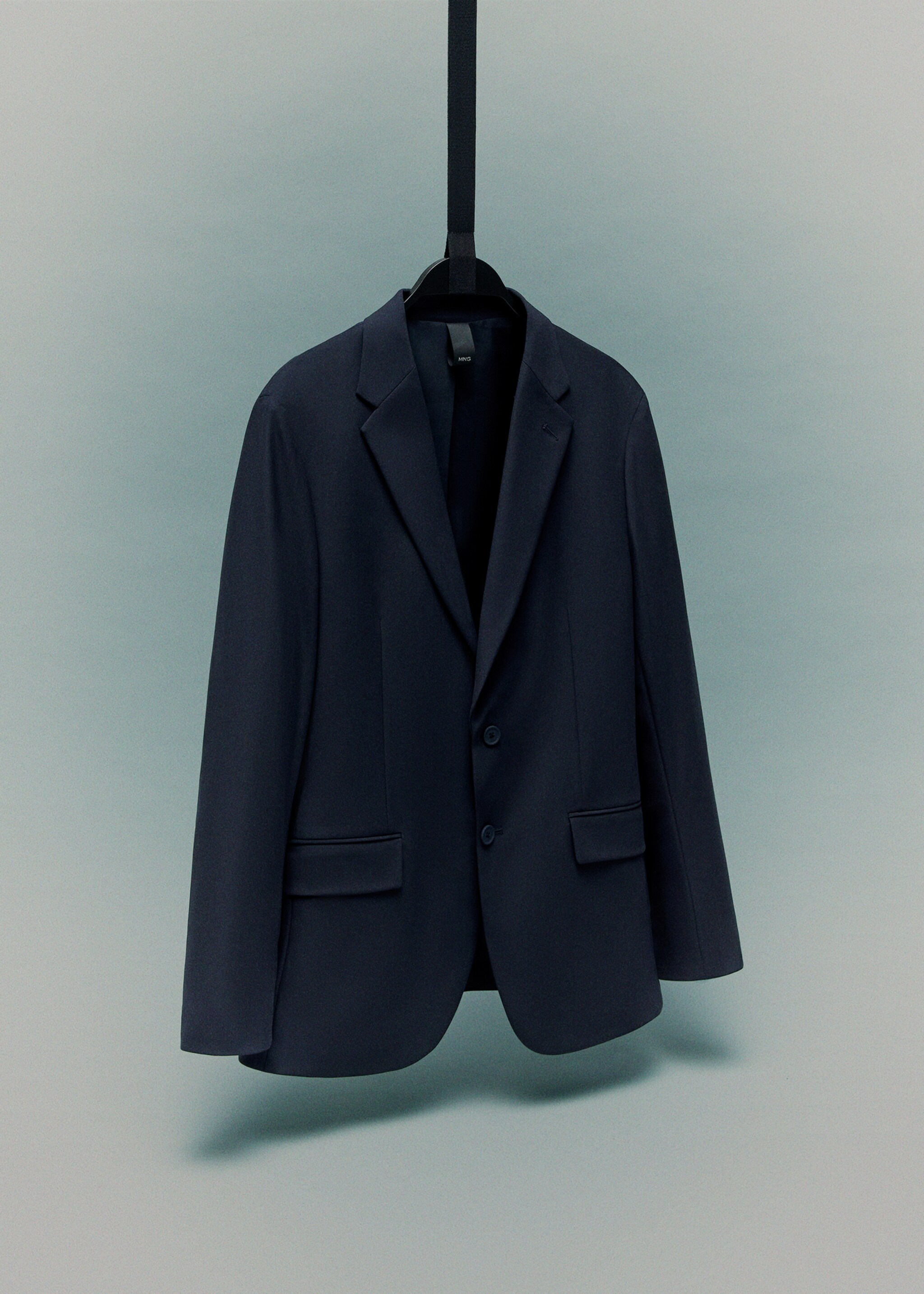 Veste de costume Zurich slim fit Thermolite® - Détail de l'article 9, Bleu marine. Ref: 17055970-00.