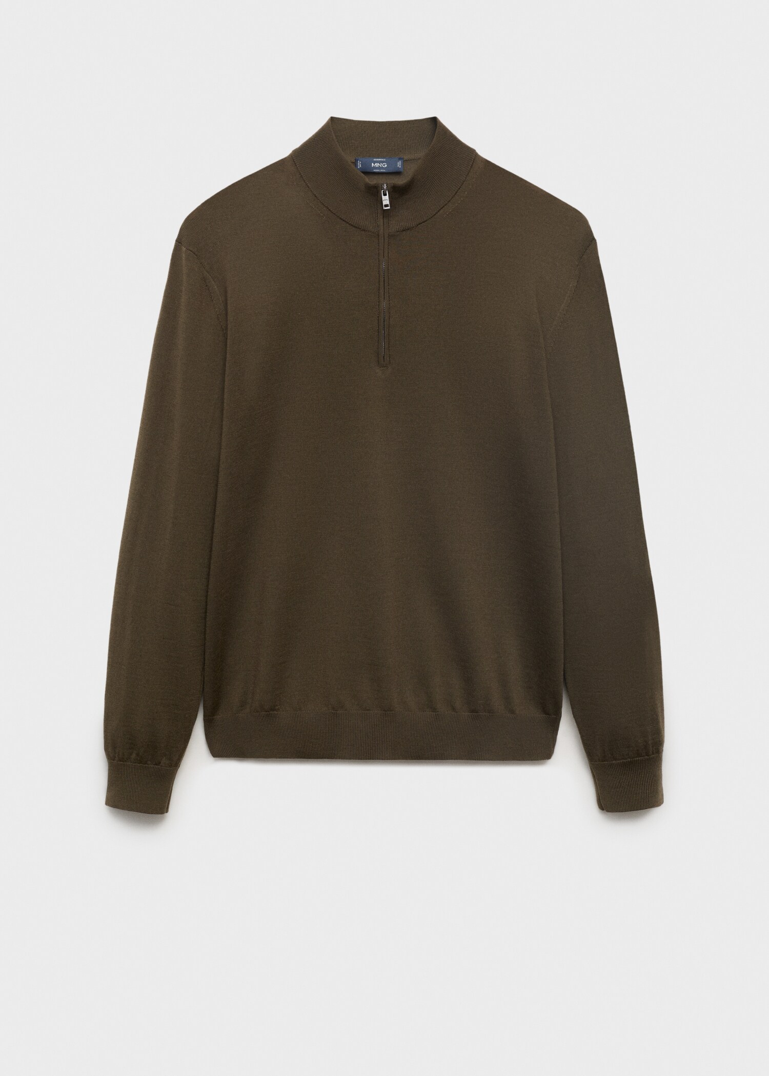 100% wool sweater with perkins neck - Article without model