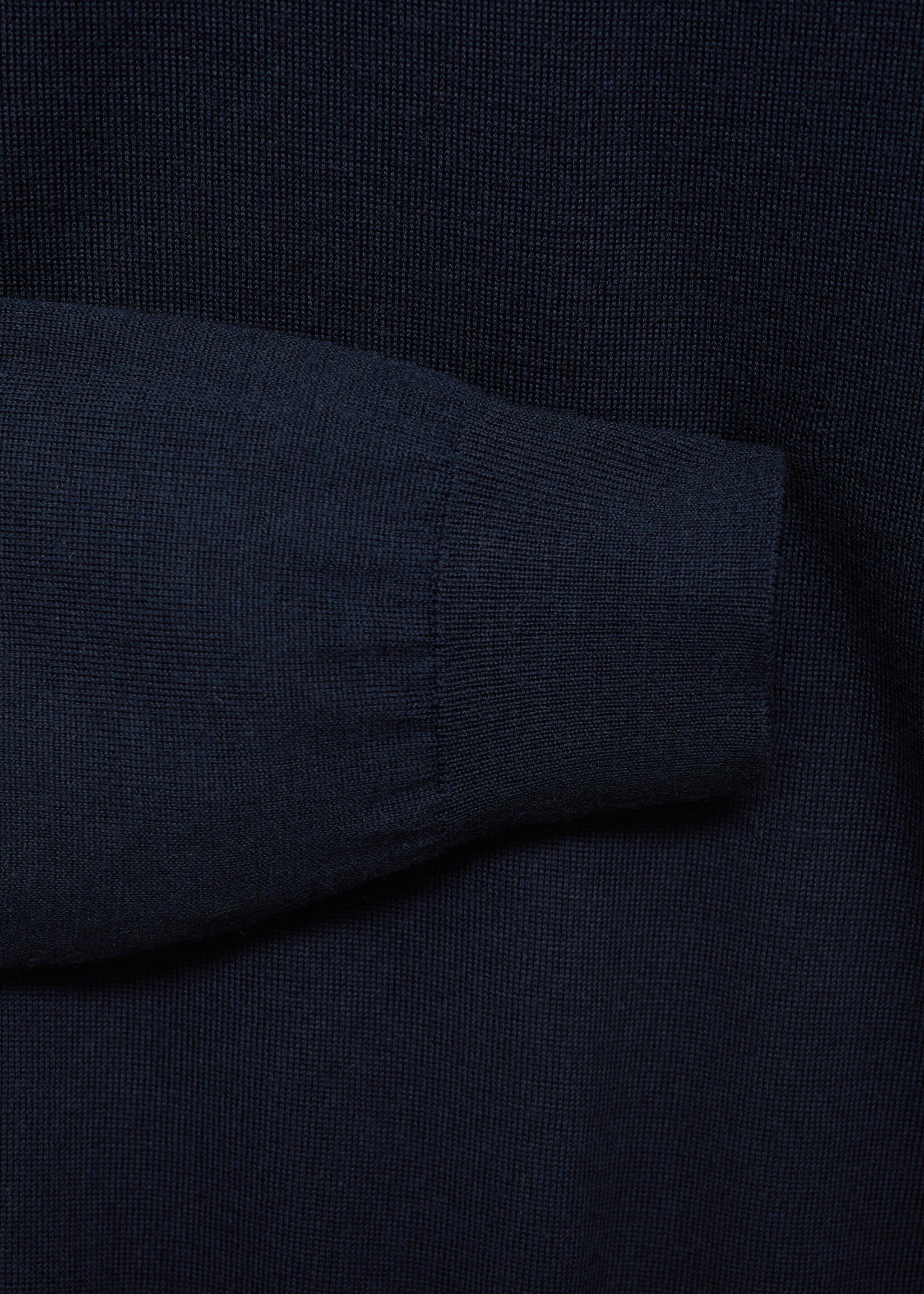 100% wool sweater with perkins neck - Details of the article 0