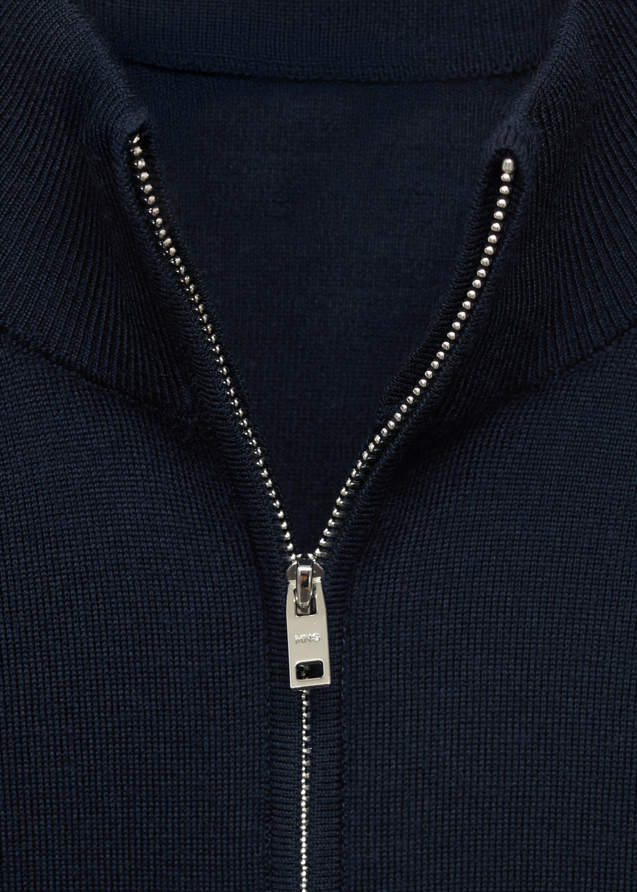 100% wool sweater with perkins neck - Details of the article 8