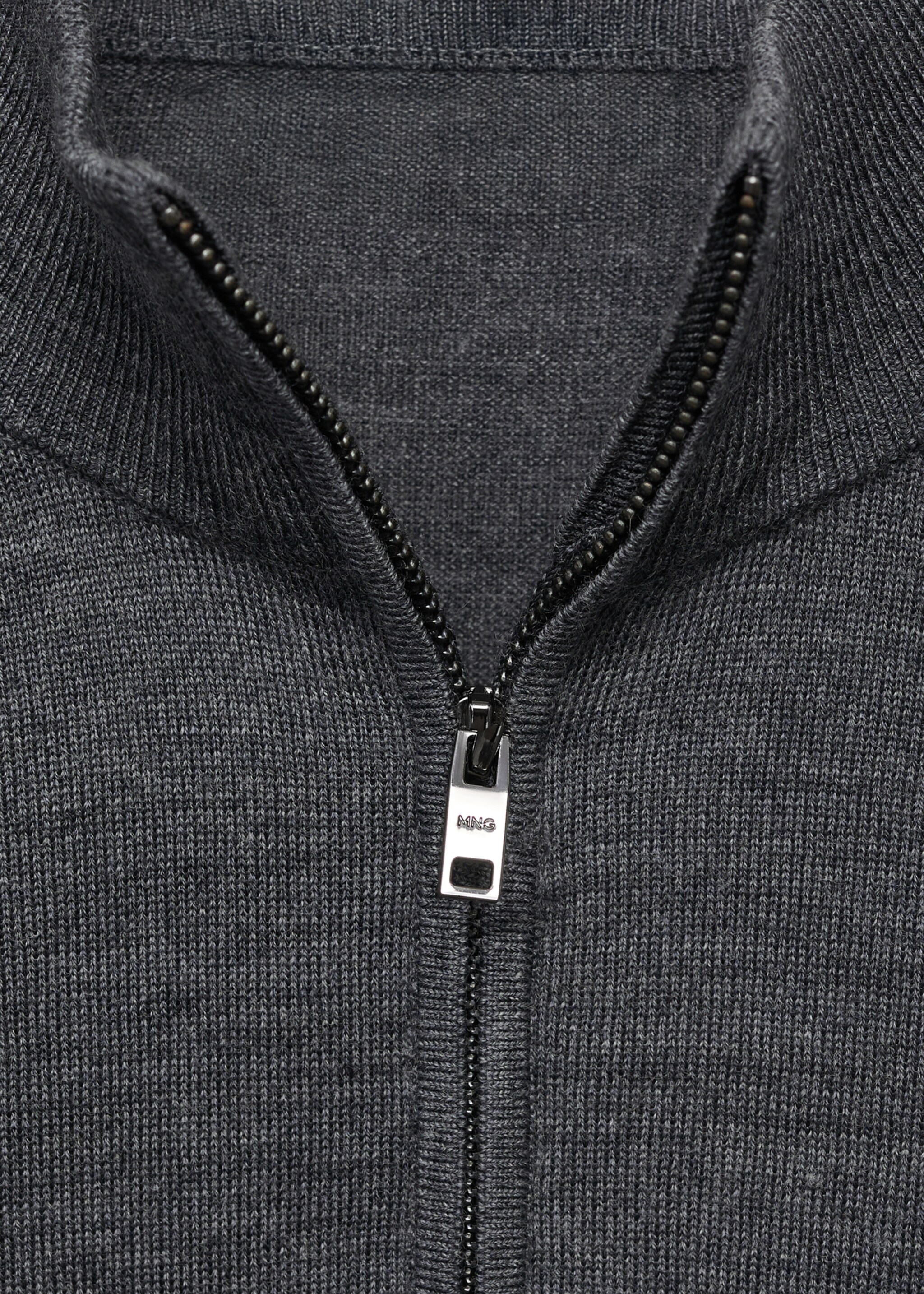 100% wool sweater with perkins neck - Details of the article 8