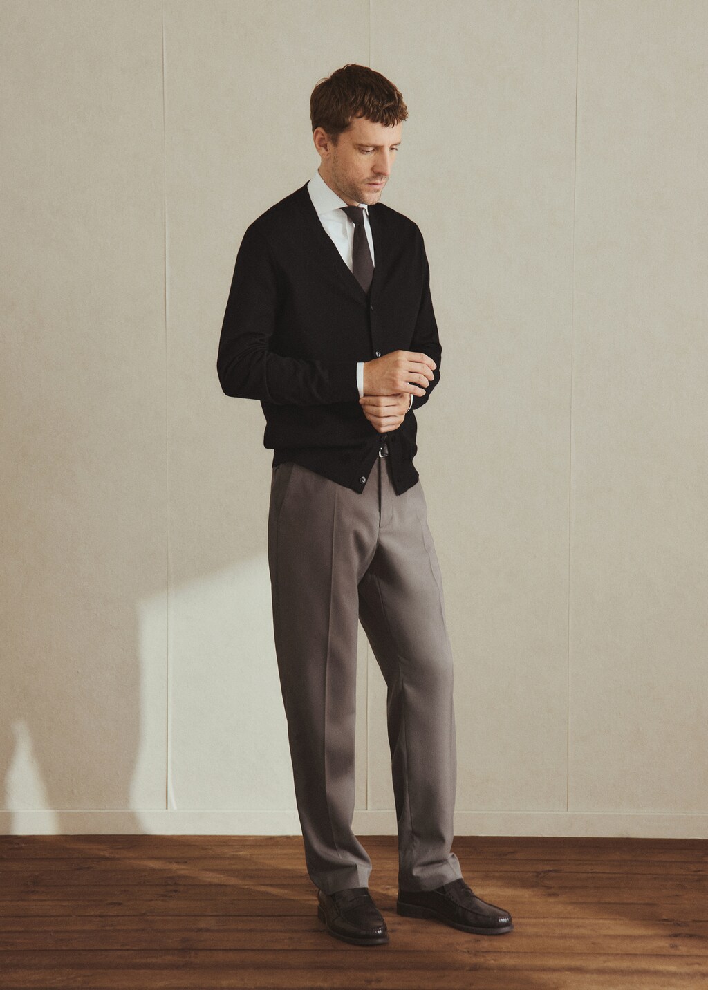 100% merino wool cardigan