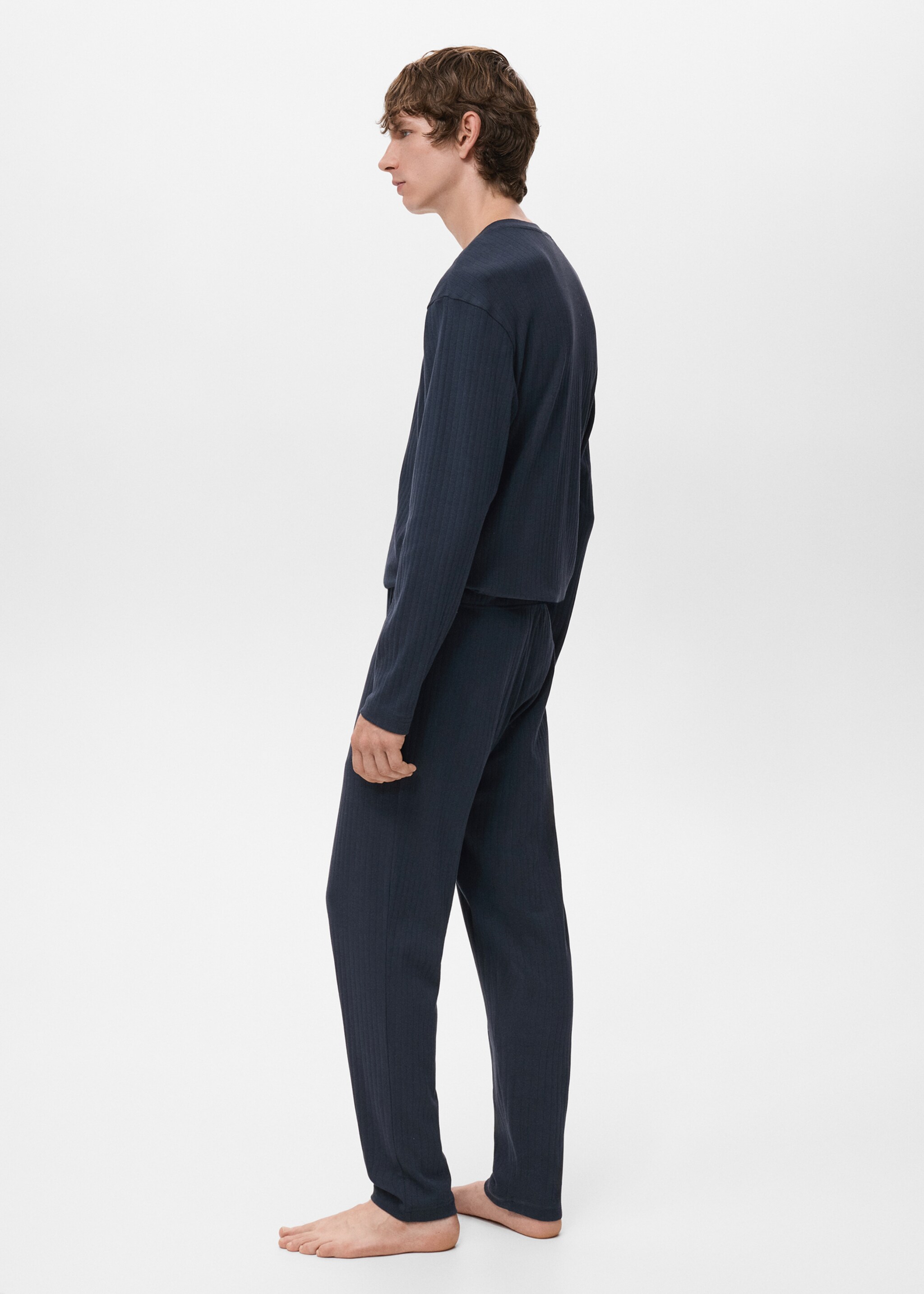 100% cotton pyjama pack - Details of the article 2, Navy. Ref: 17055974-00.