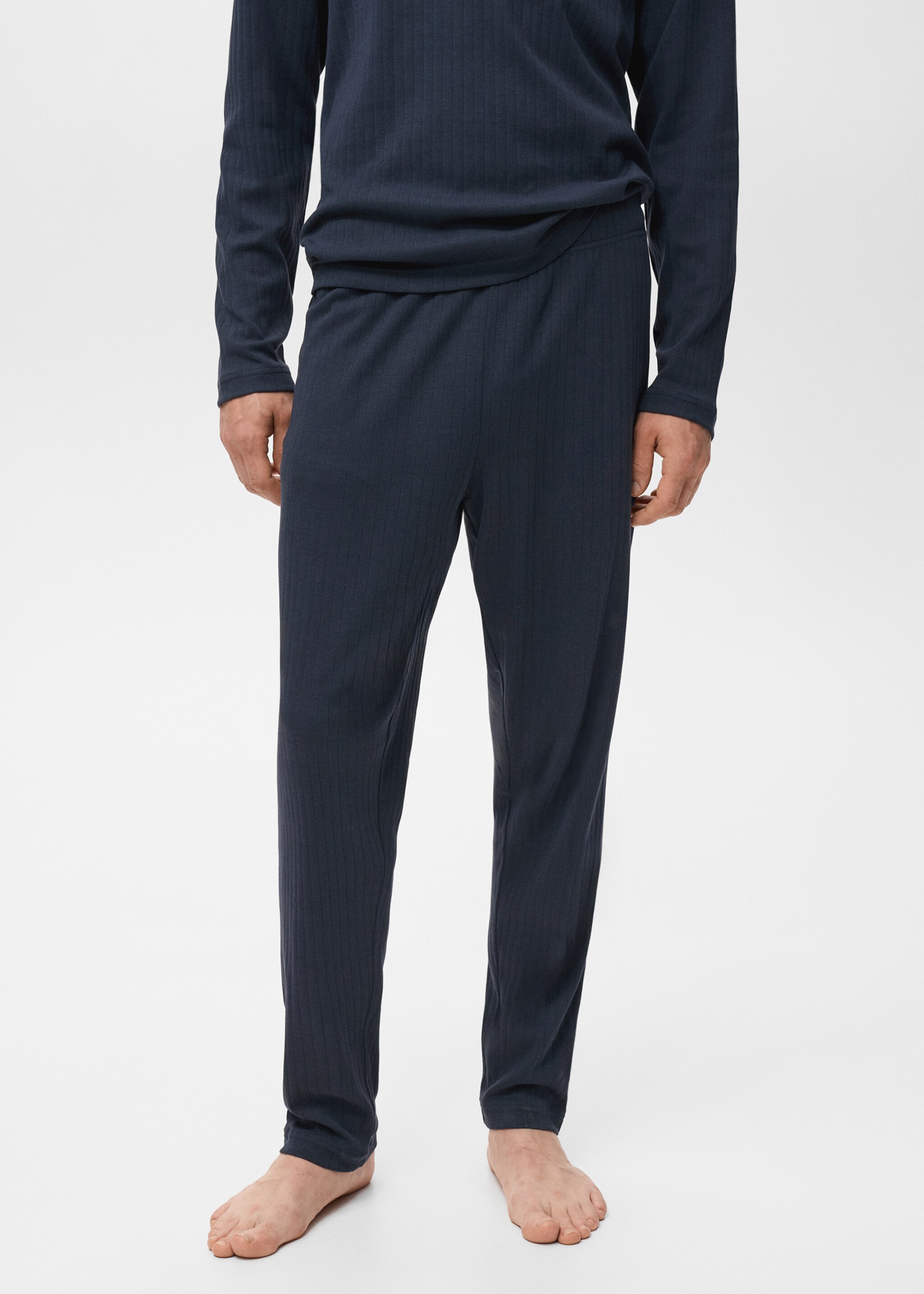 100% cotton pyjama pack - Details of the article 6, Navy. Ref: 17055974-00.