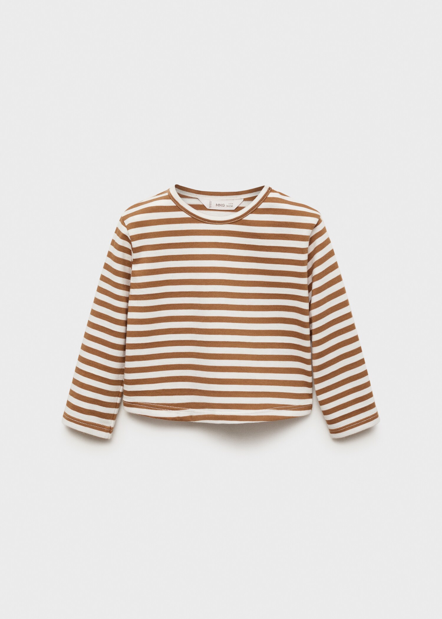 Striped cotton T-shirt - Article without model