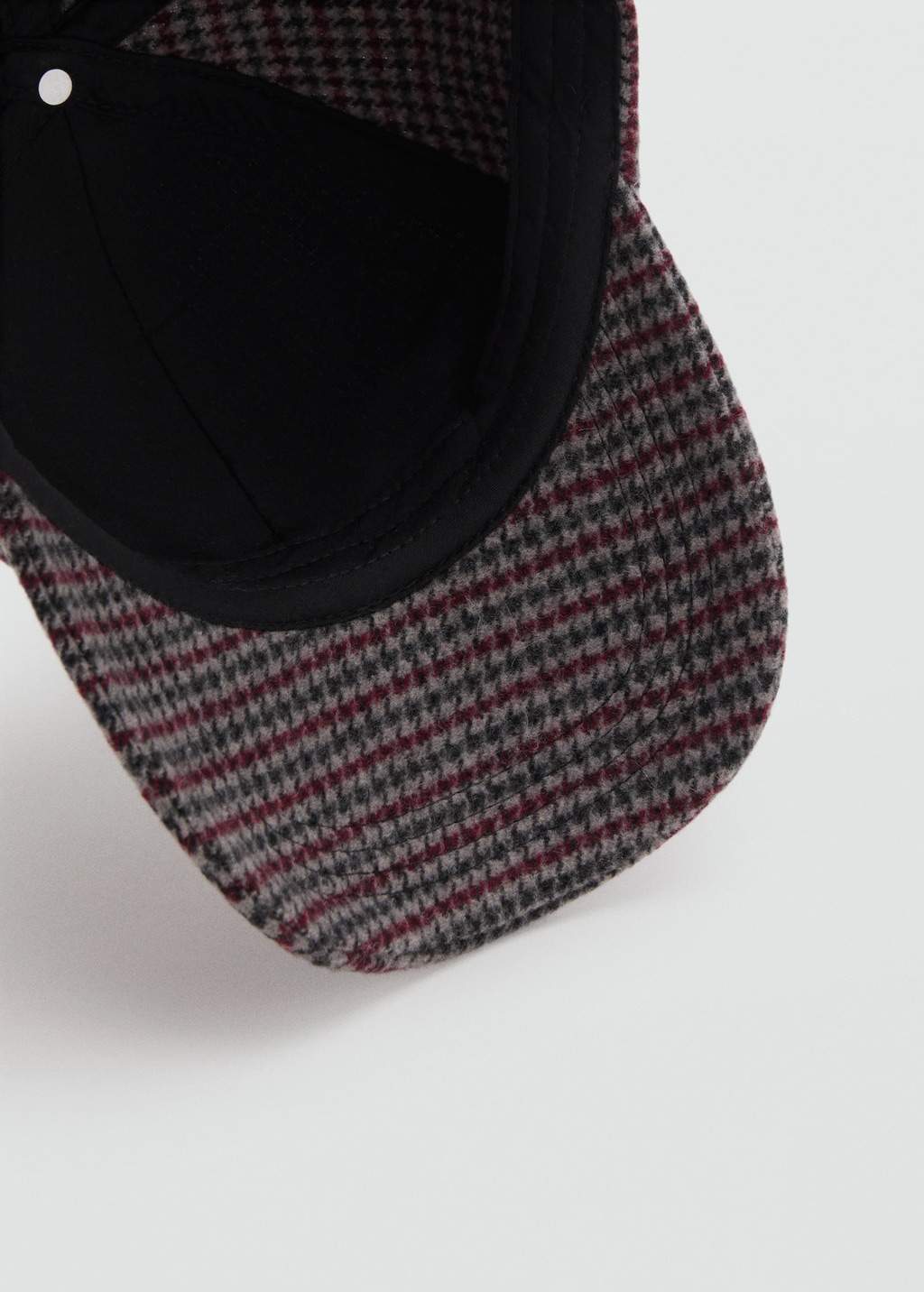 Tweed baker cap