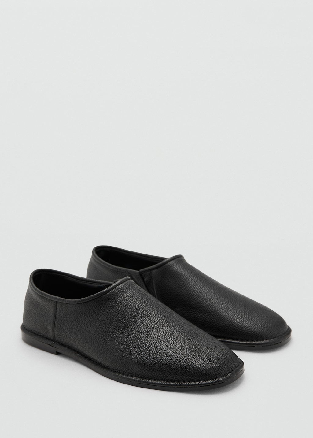 Leather flat shoes - image 2