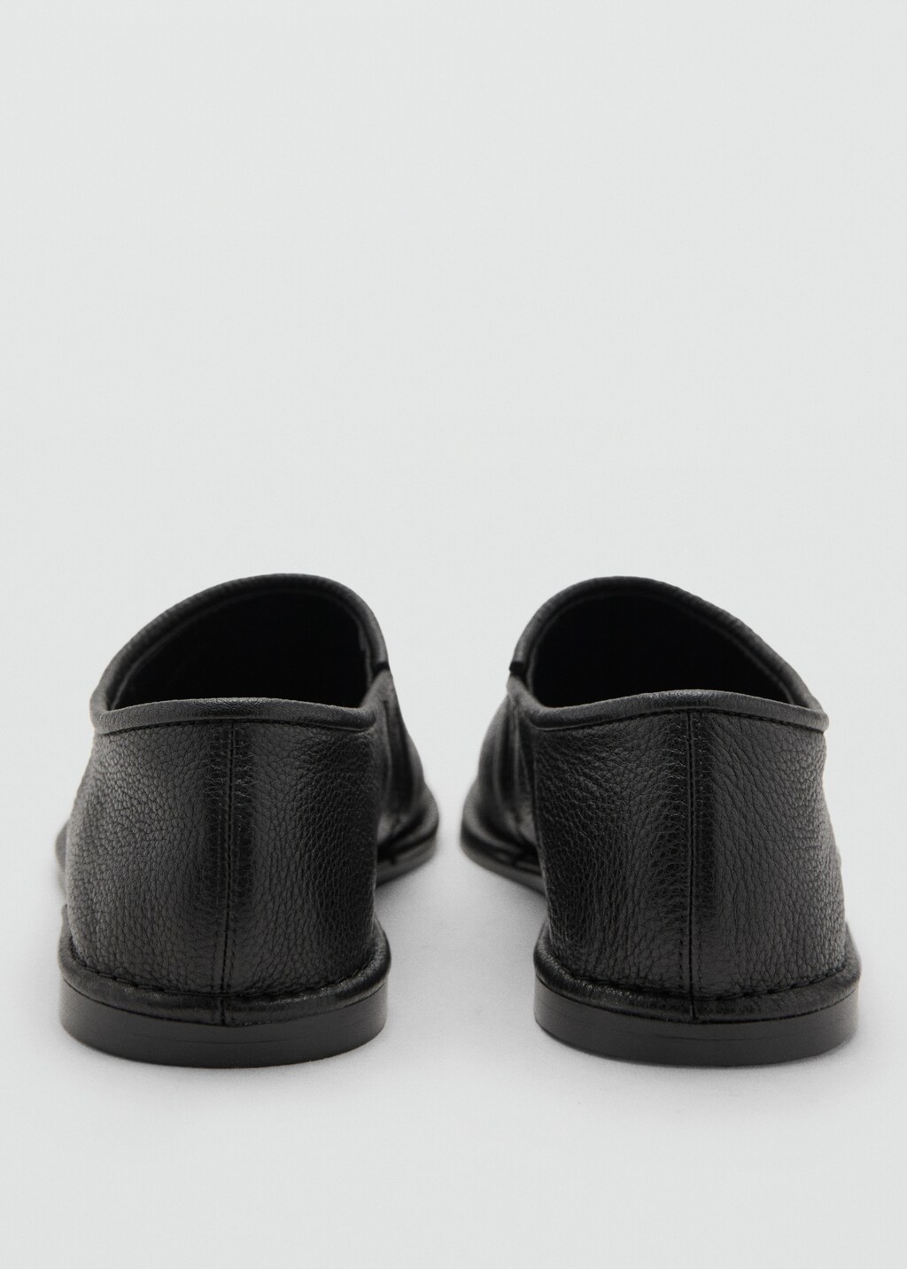 Leather flat shoes - image 3