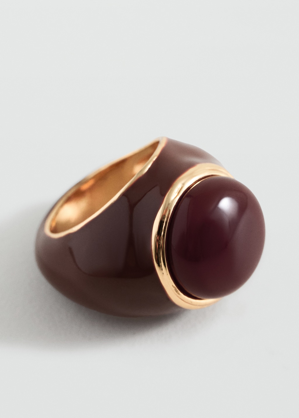 Semiprecious stone ring