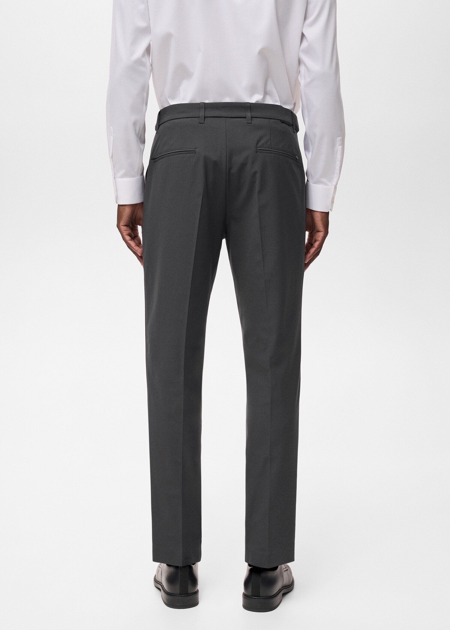 Slim-fit thermoregulating trousers - Reverse of the article