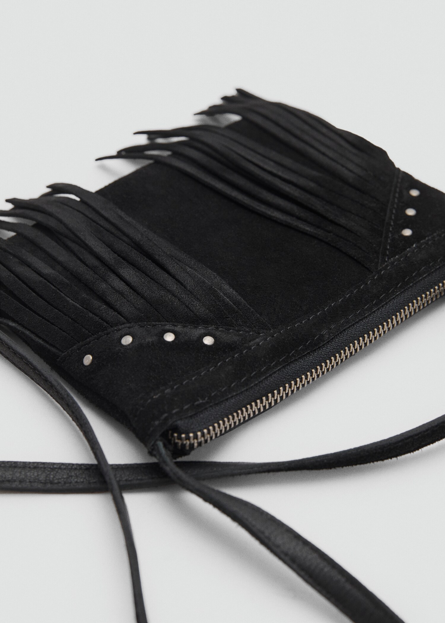 Leather fringes bag - Details of the article 2