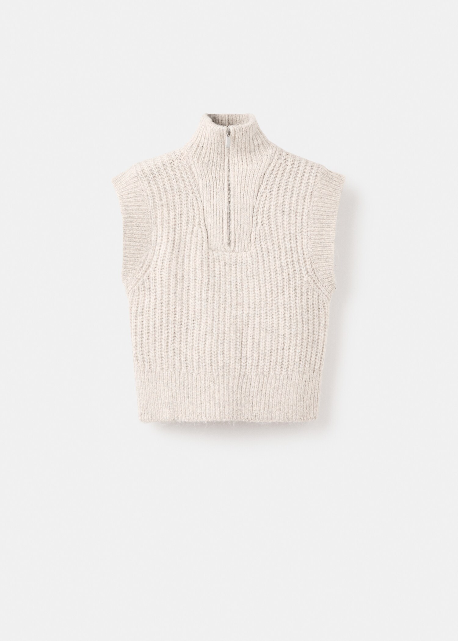 Gilet maille col montant - Article sans modèle