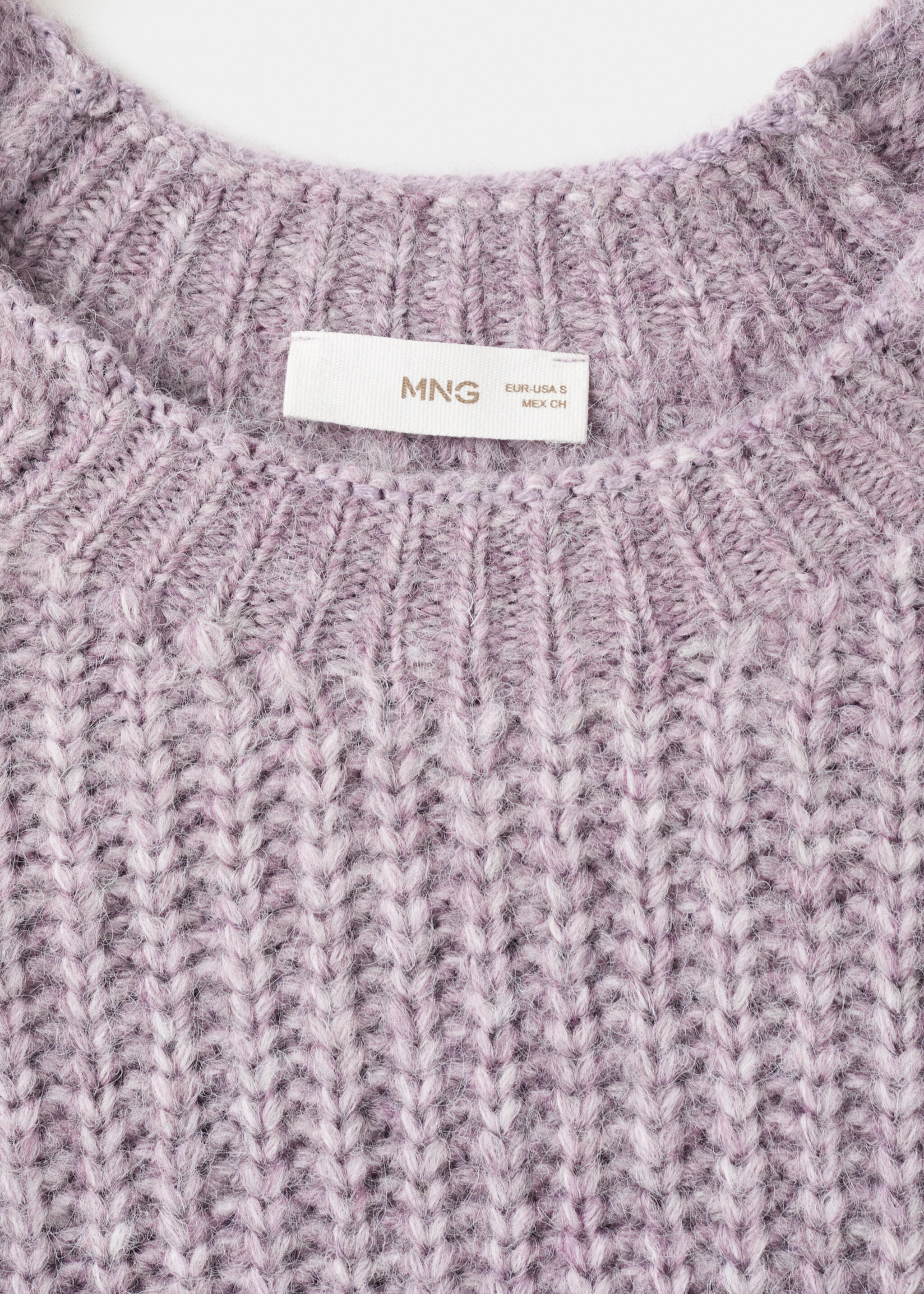 Sweater mika - Details of the article 8, Light/Pastel Purple. Ref: 17056330-00.