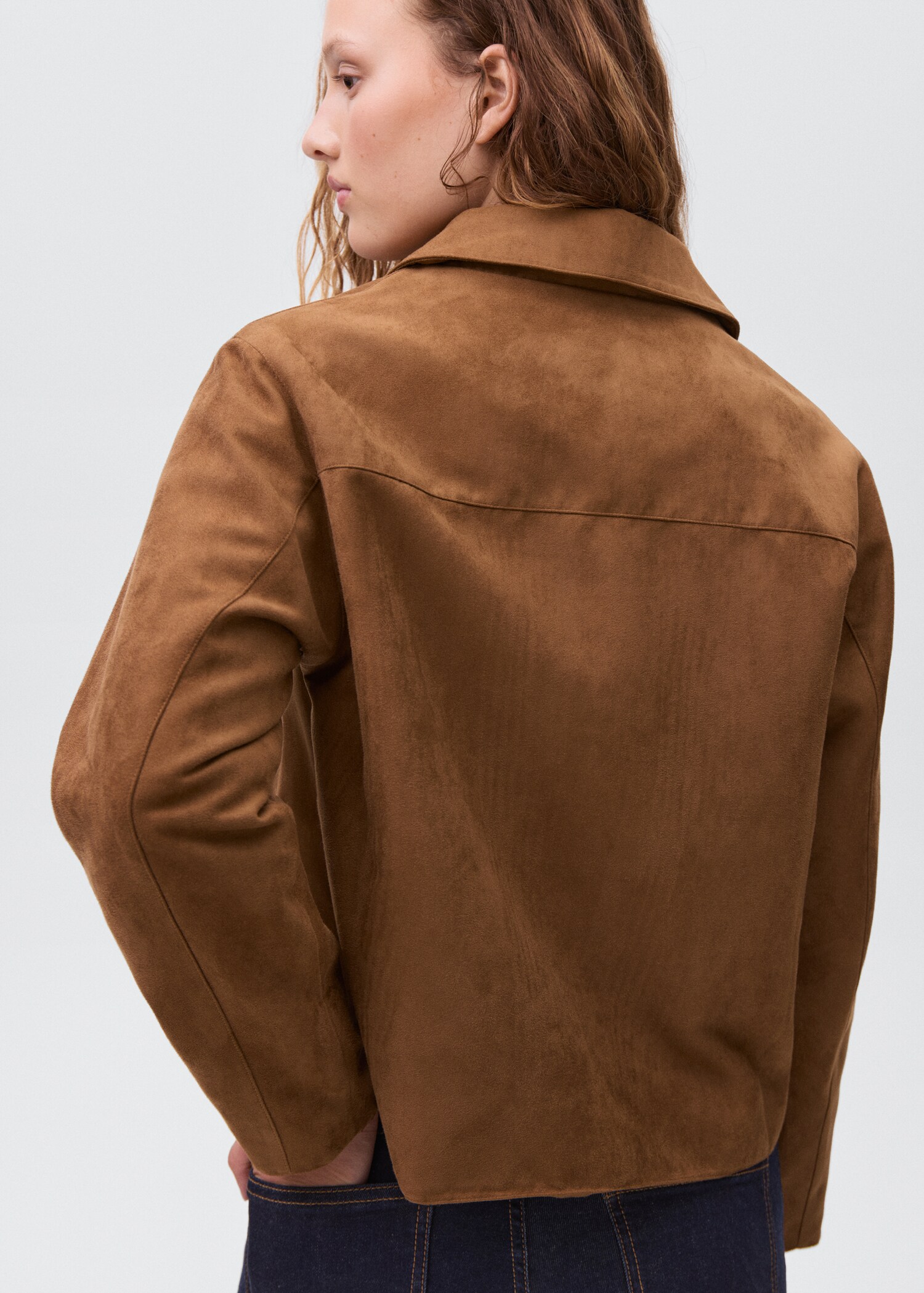 Blouson imitation daim - Verso de l’article