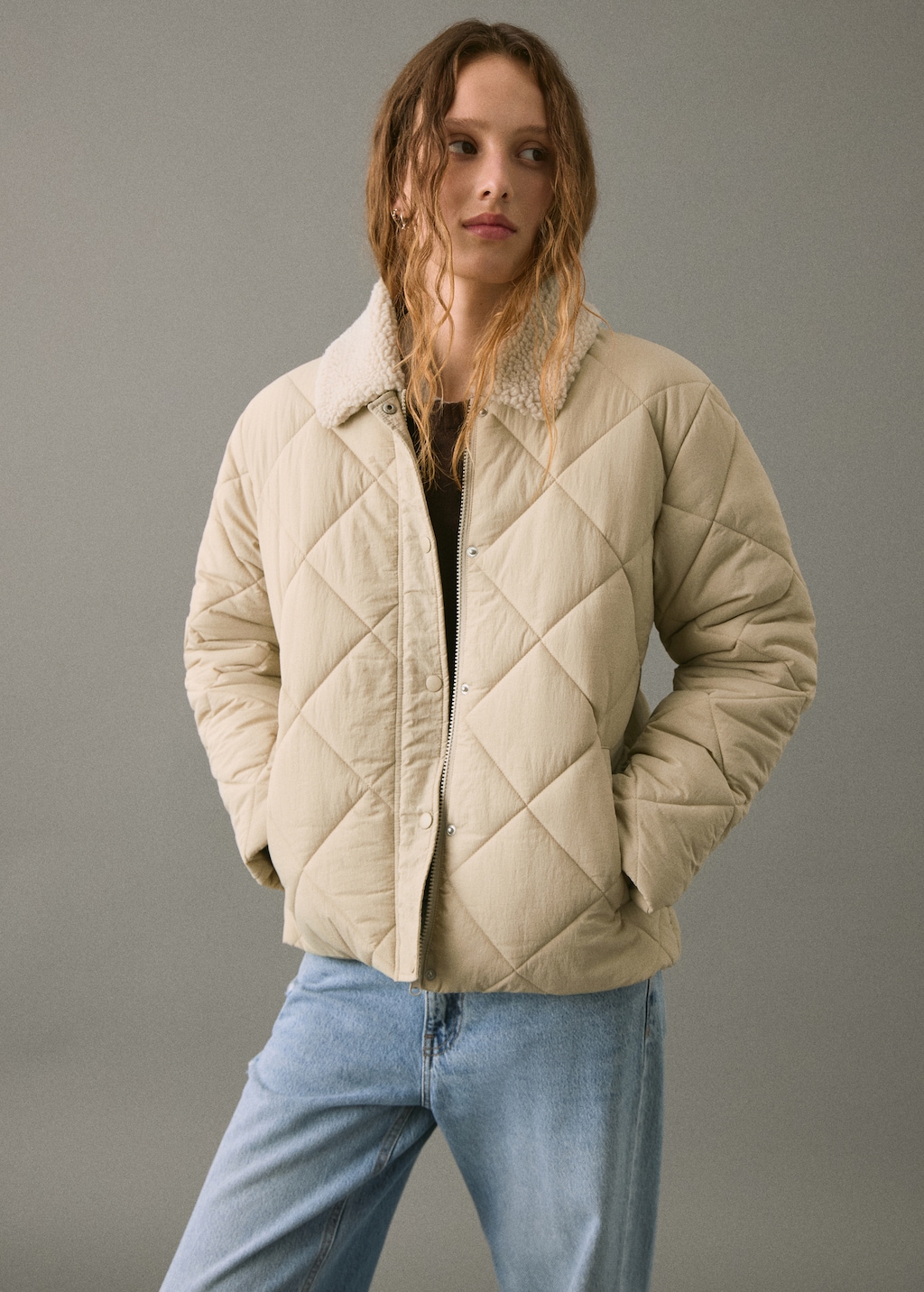 Pocket quilted jacket