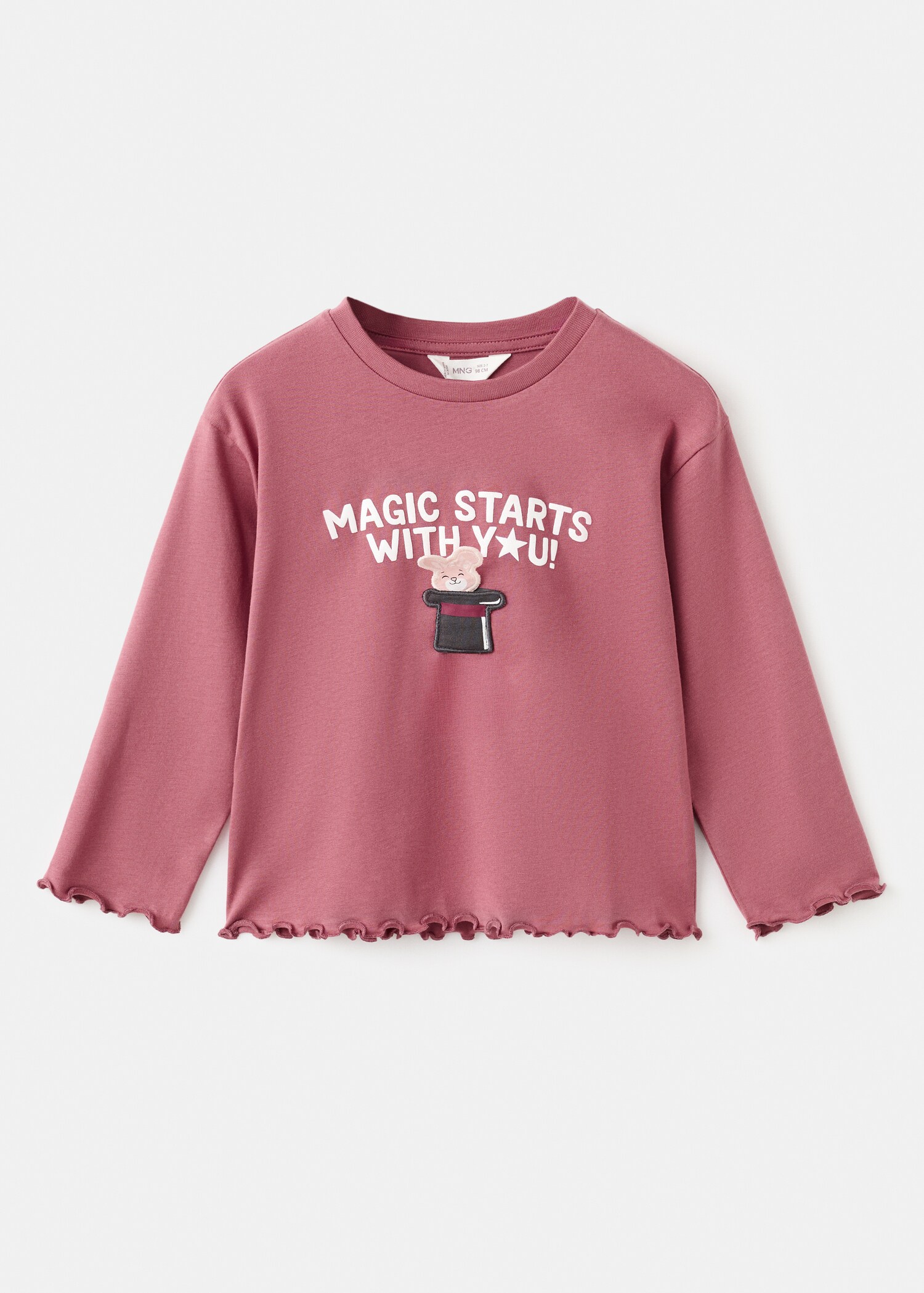 Camiseta textura bordado - Artículo sin modelo