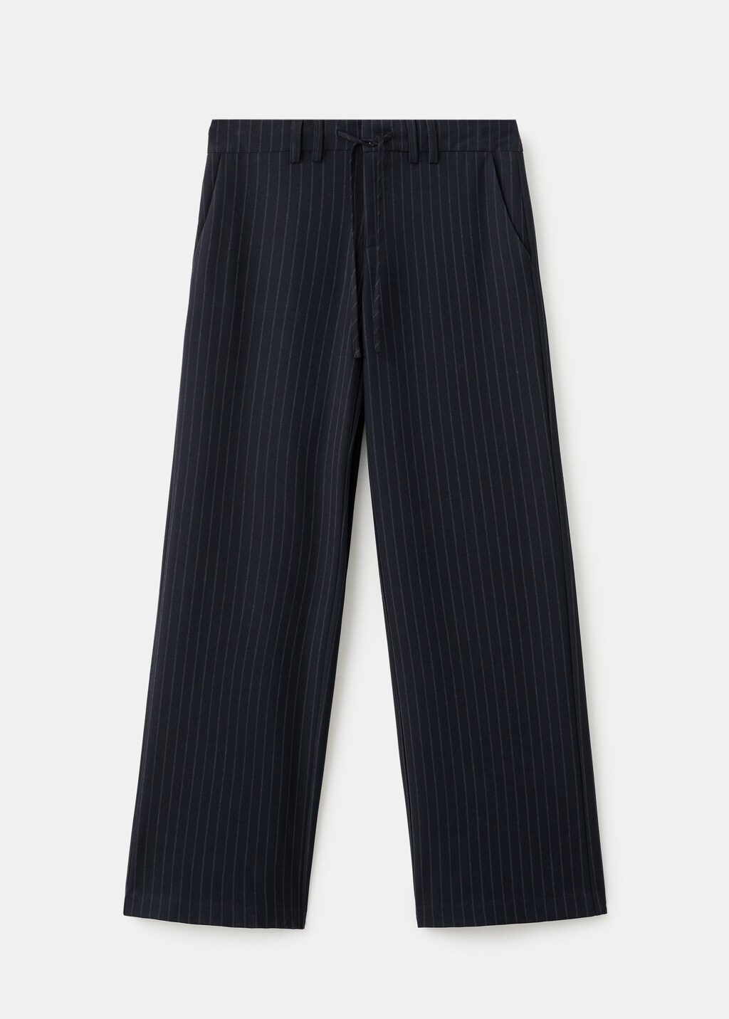 Striped suit pants