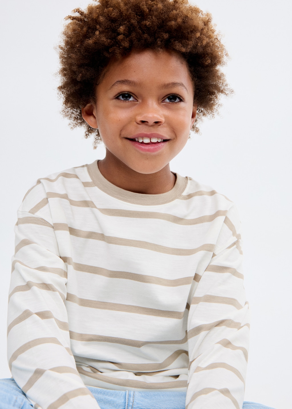 Striped cotton t-shirt