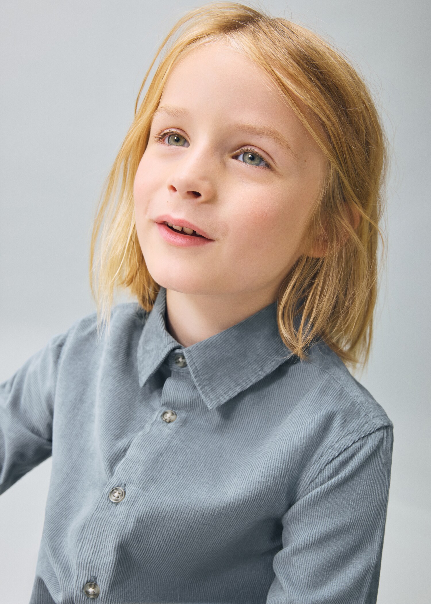 Corduroy cotton shirt - Details of the article 1