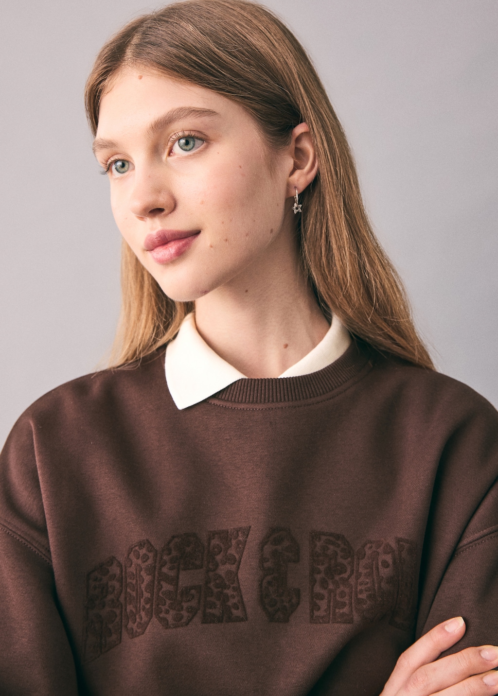 Animal print sweatshirt