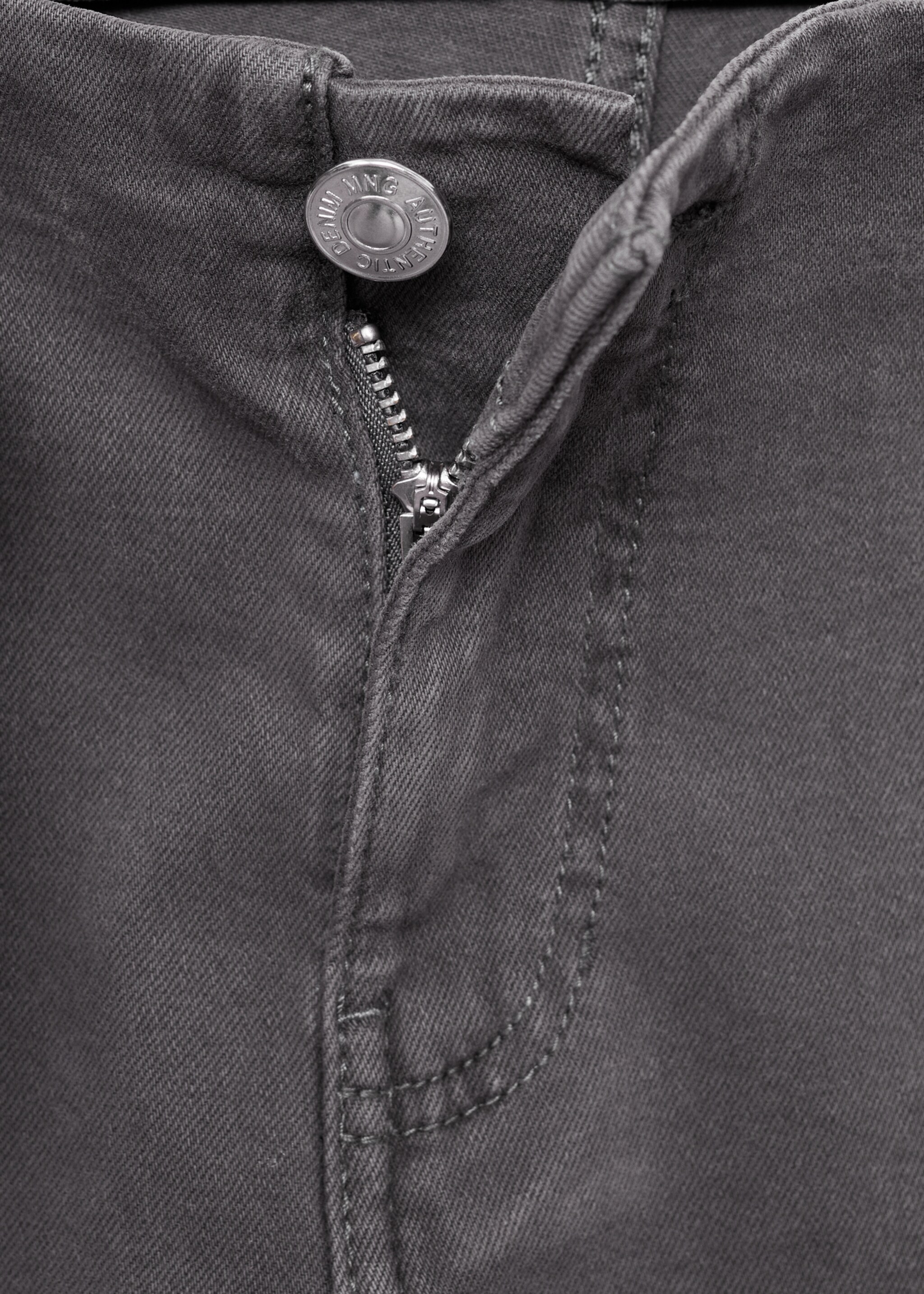 Jean style jupe-culotte boutons - Détail de l'article 0, Gris anthracite. Ref: 17056342-00.