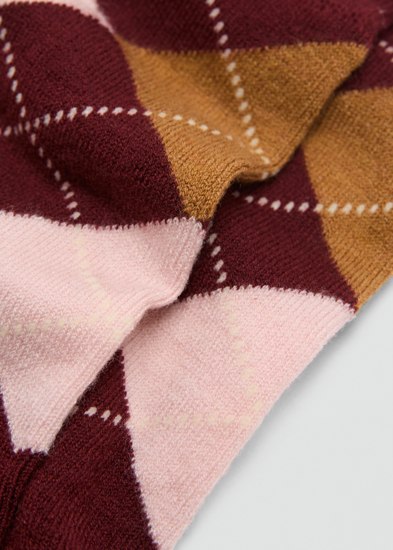 Chaussettes à losanges - Plan moyen