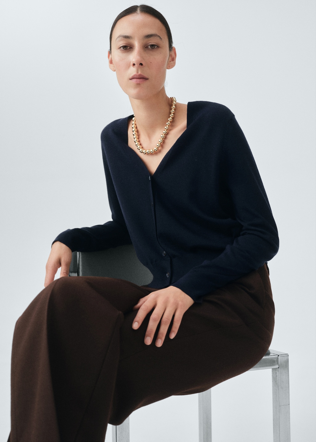 Mango 100% merino wool cardigan