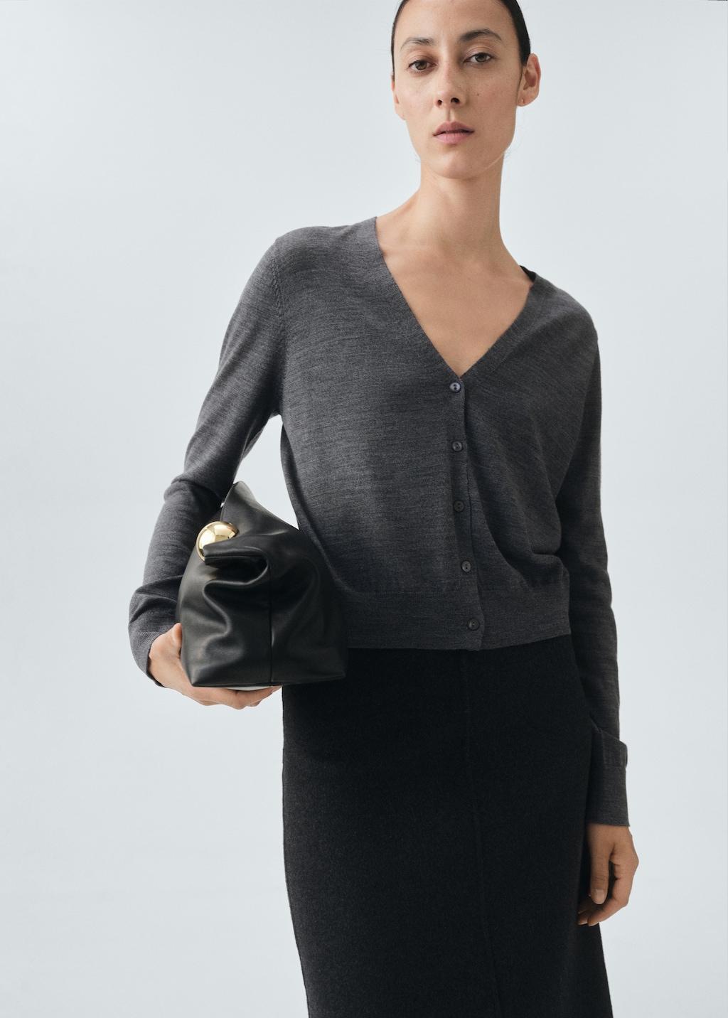 100% merino wool cardigan