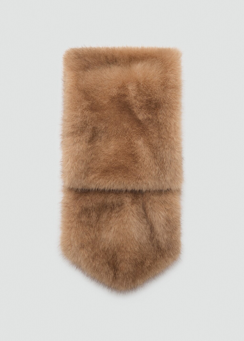 Fur-effect scarf