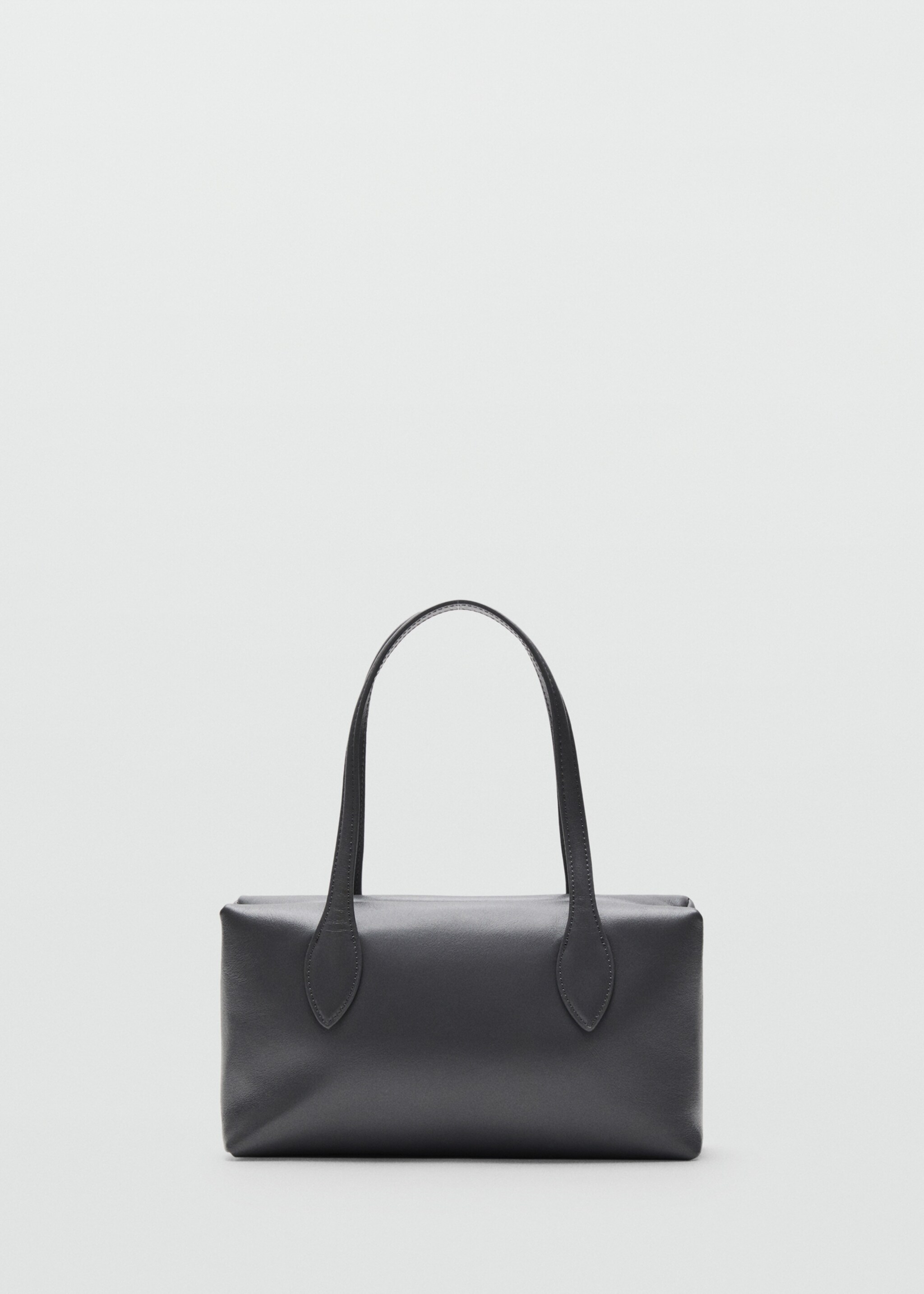 Sac porté épaule cuir matelassé - Article sans modèle, Gris. Ref: 17056356-00.