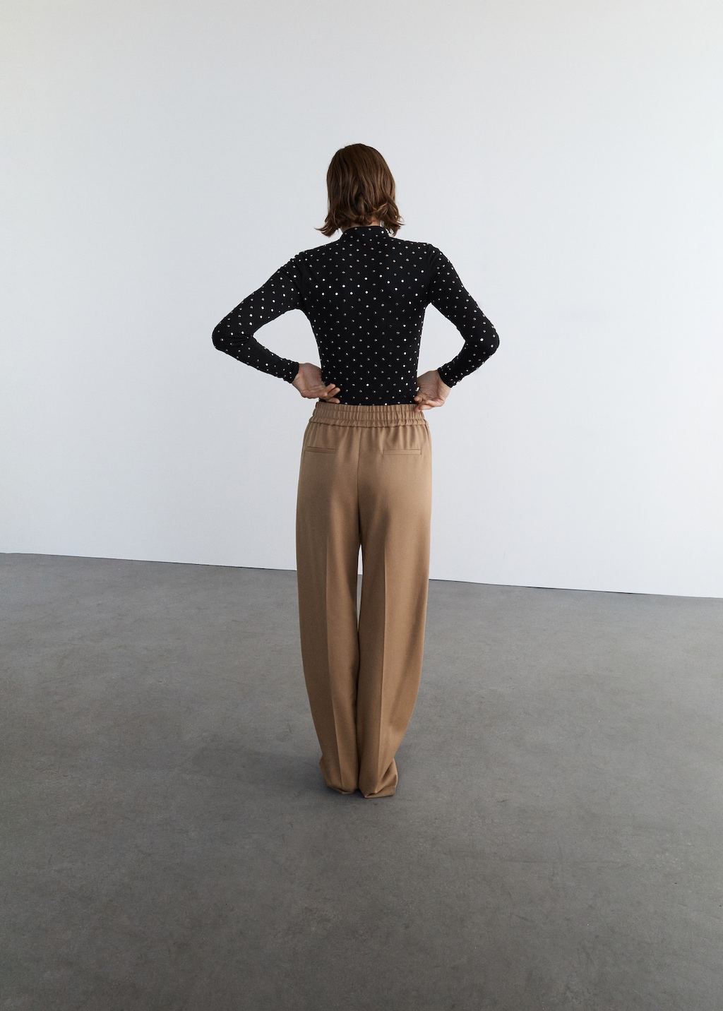 Mango Long-sleeved crystal bodysuit thumbnail