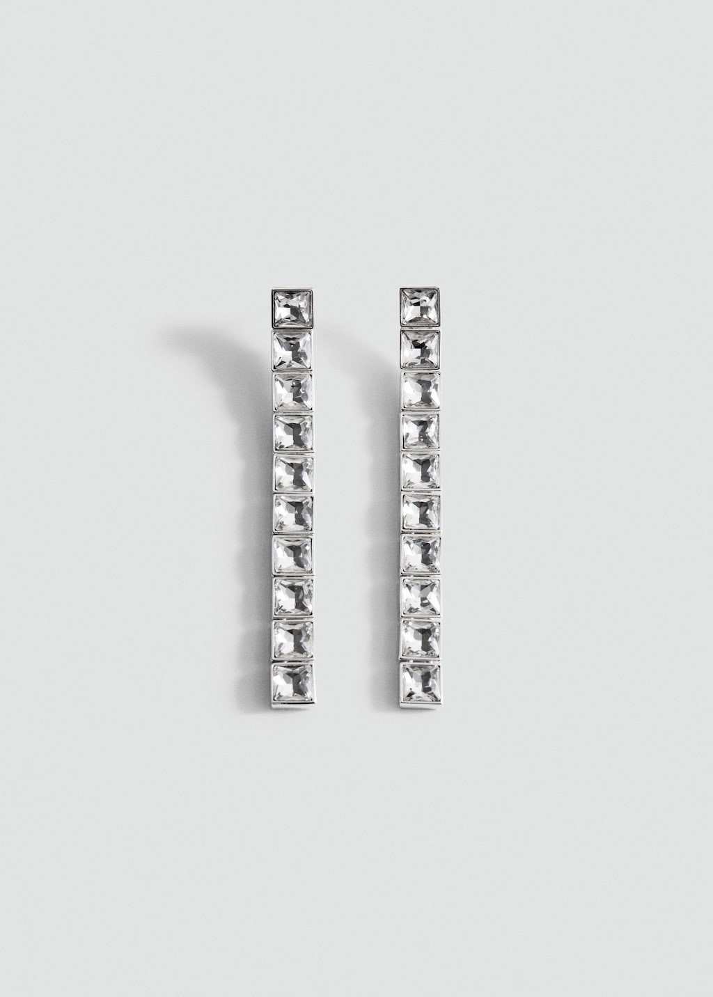 Crystal pendant earrings - image 2