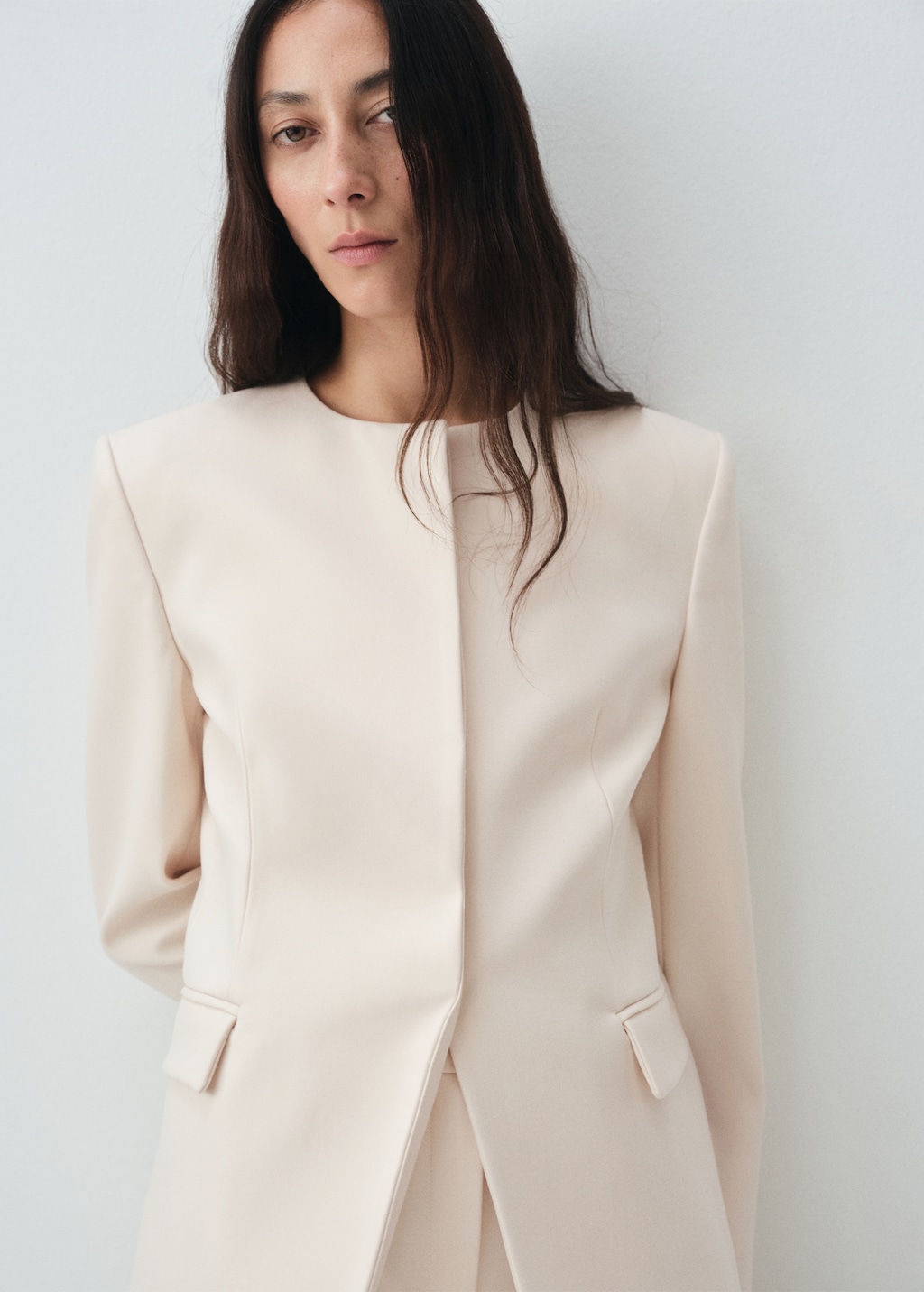 Chaqueta traje entallada