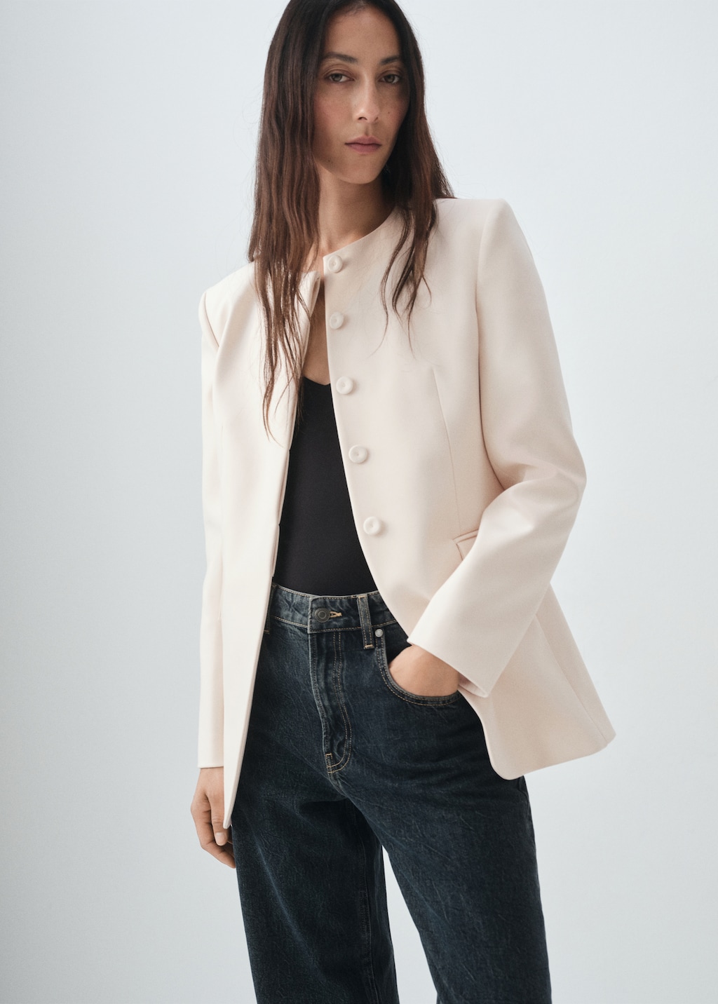 Mango Tailored suit blazer thumbnail