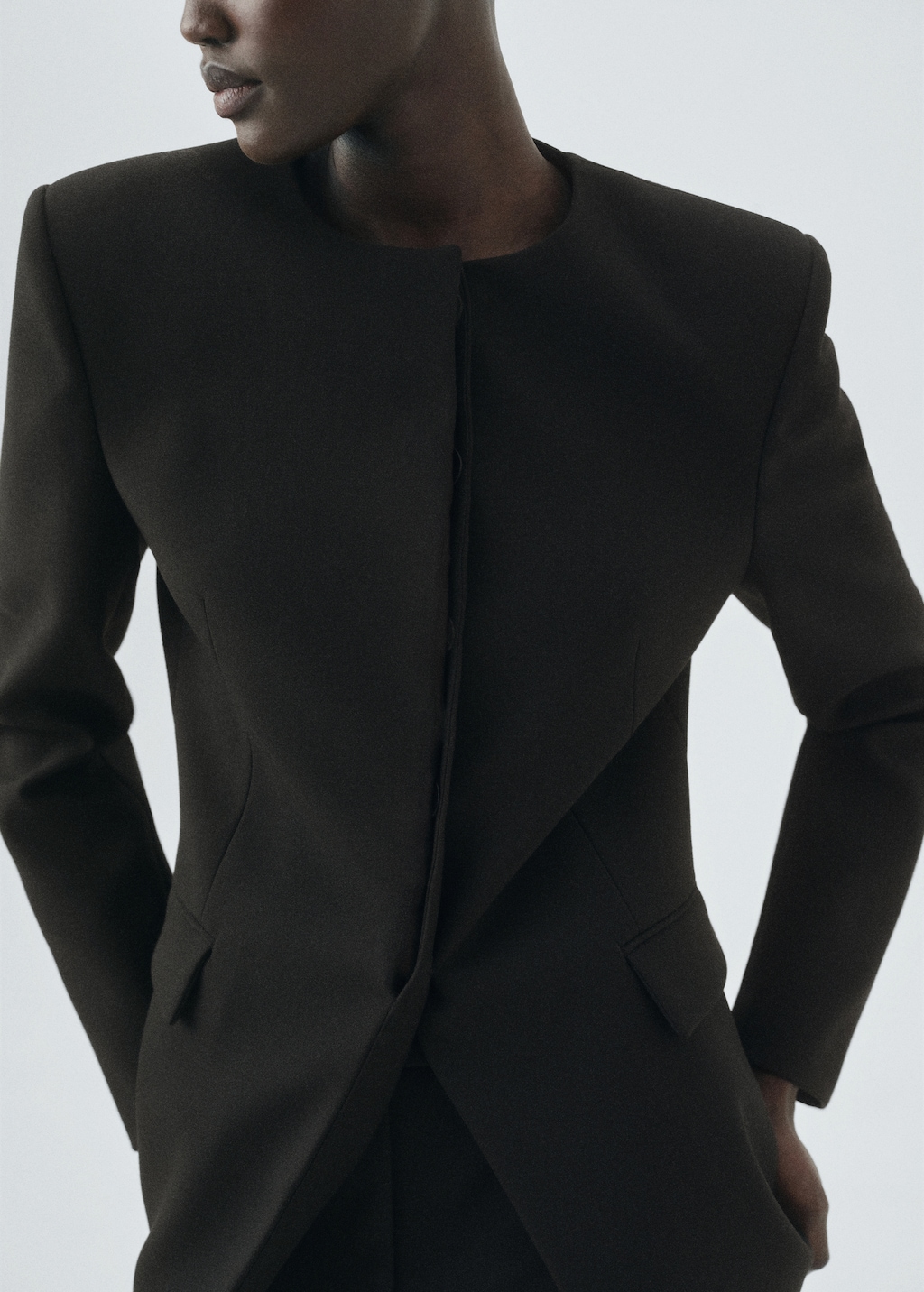 Chaqueta traje entallada