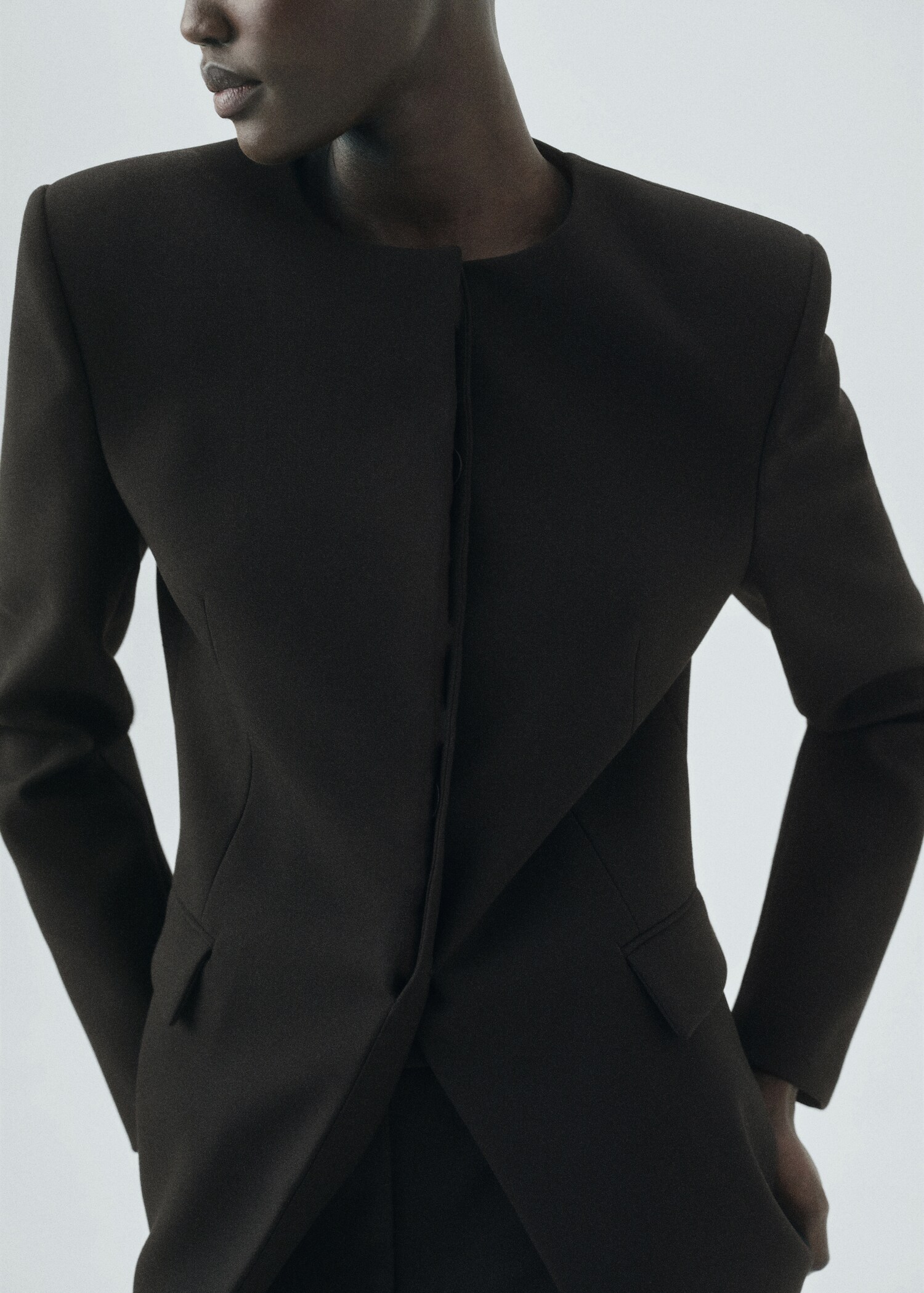 Tailored suit jacket - Medium plane