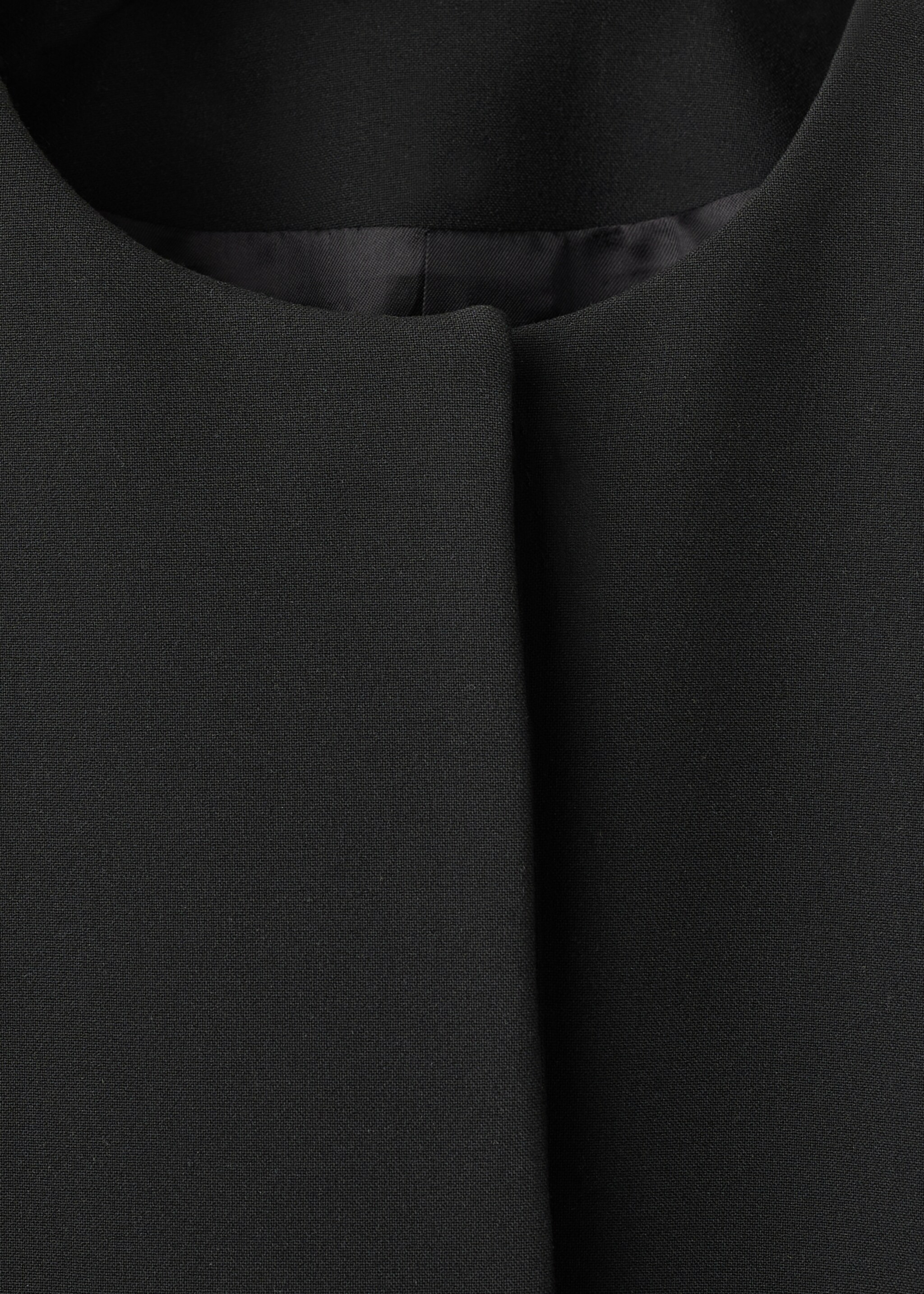 Tailored suit jacket - Details of the article 0, Black. Ref: 17056360-00.