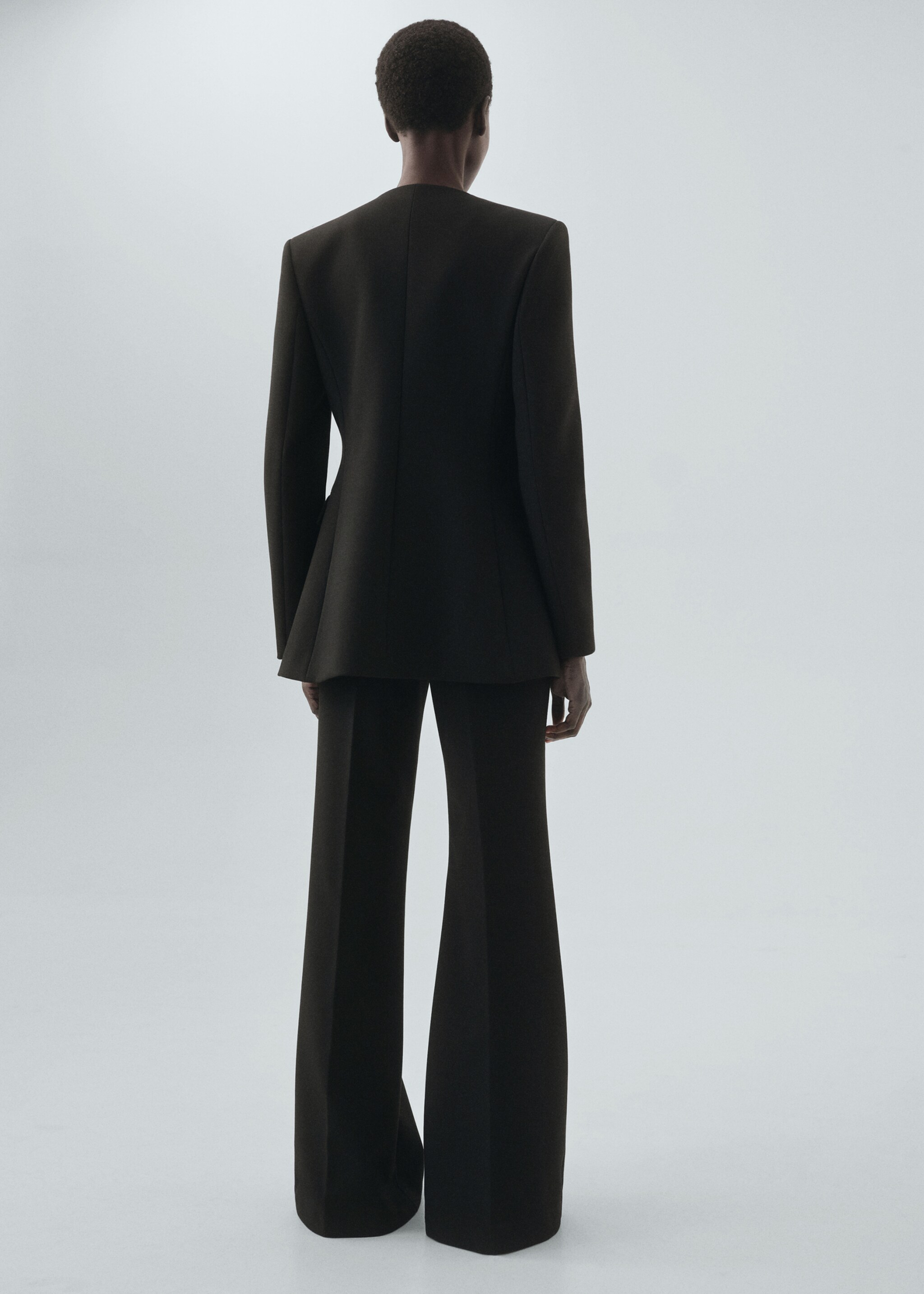 Tailored suit jacket - Reverse of the article, Black. Ref: 17056360-00.