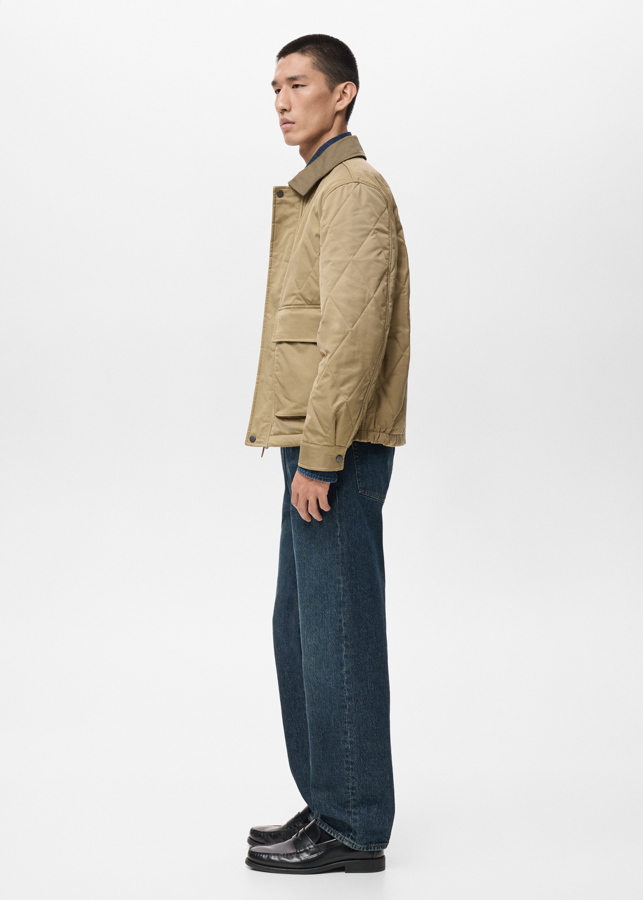 Wasserabweisende Steppjacke - Detail des Artikels 2, Beige. Ref: 17056721-00.
