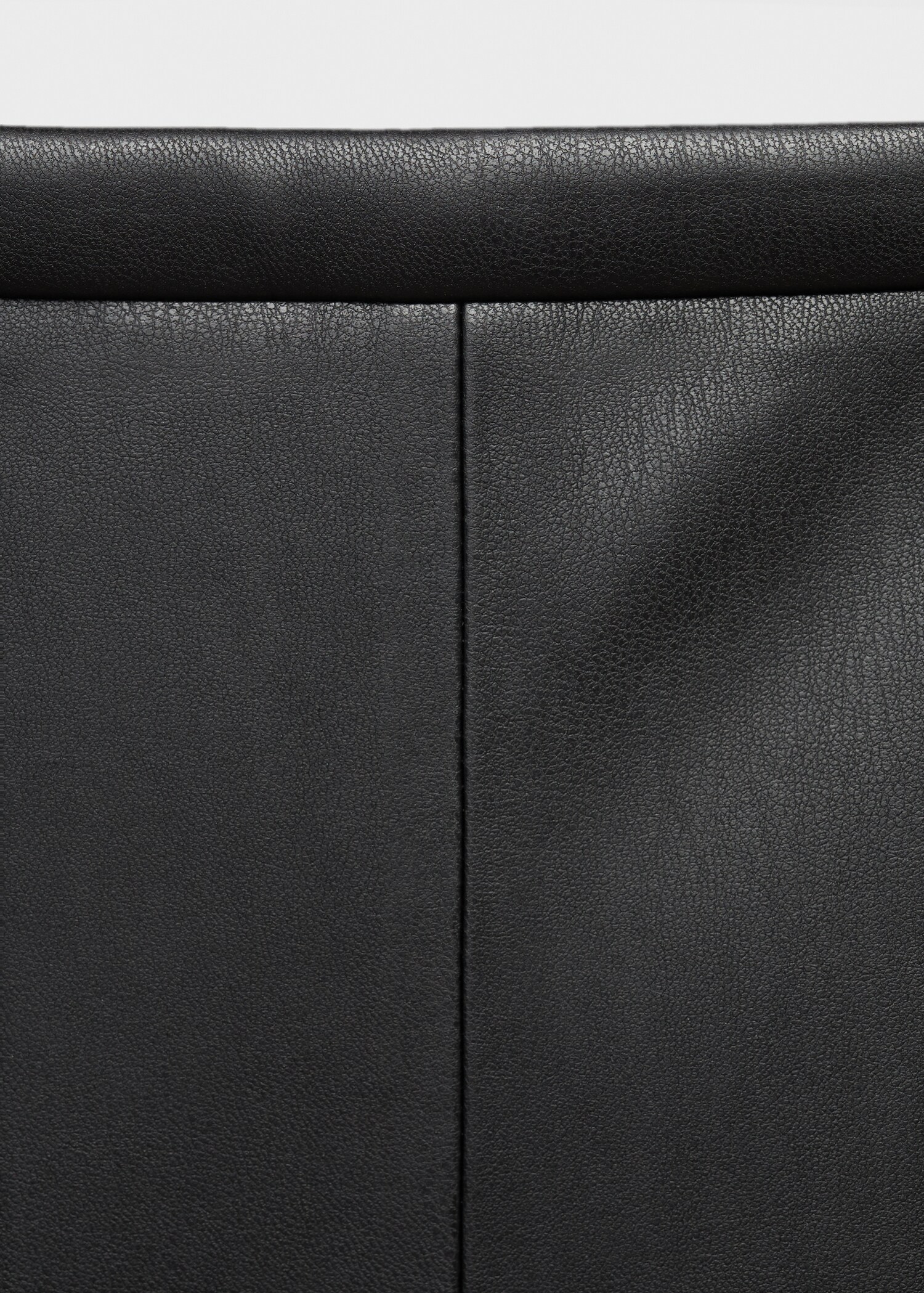 Leather-effect midi-skirt - Details of the article 8