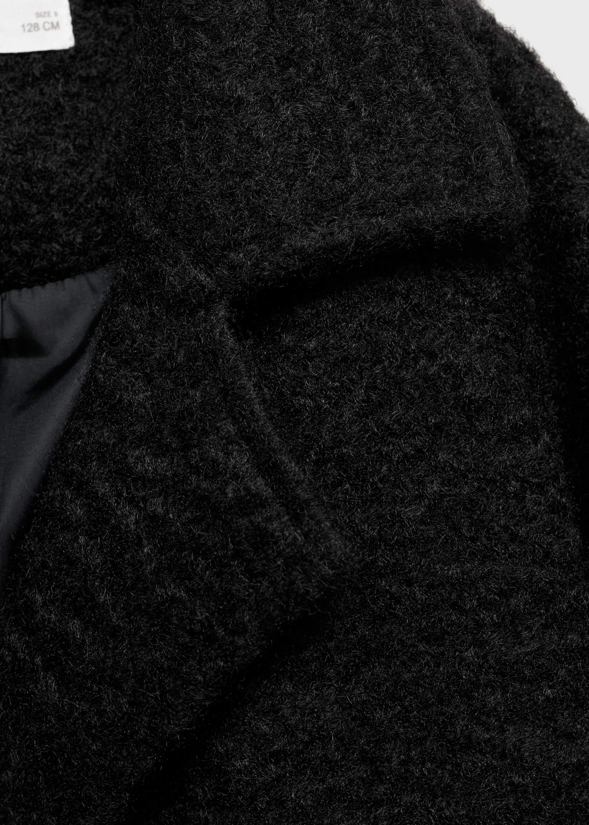Coat becky - Details of the article 8, Black. Ref: 17056725-00.