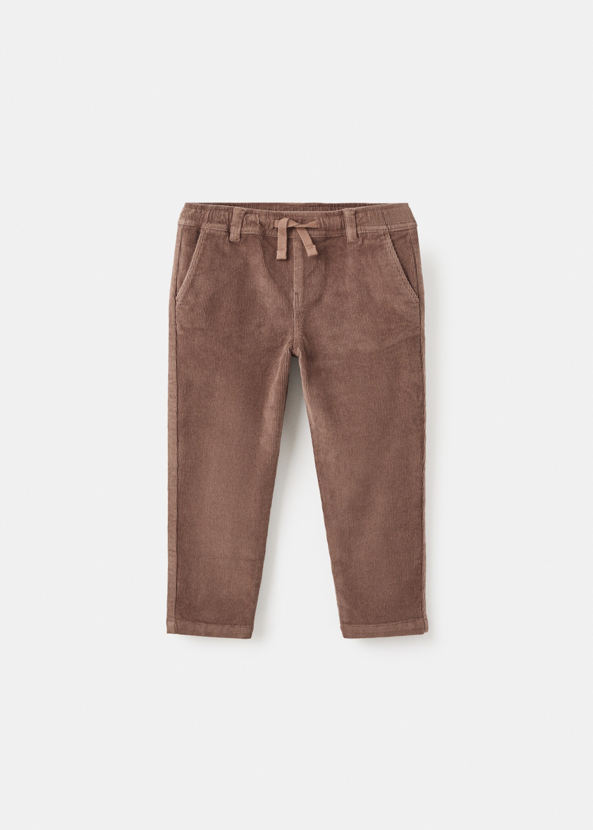 Cotton corduroy trousers - Article without model, Brown. Ref: 17056726-00.