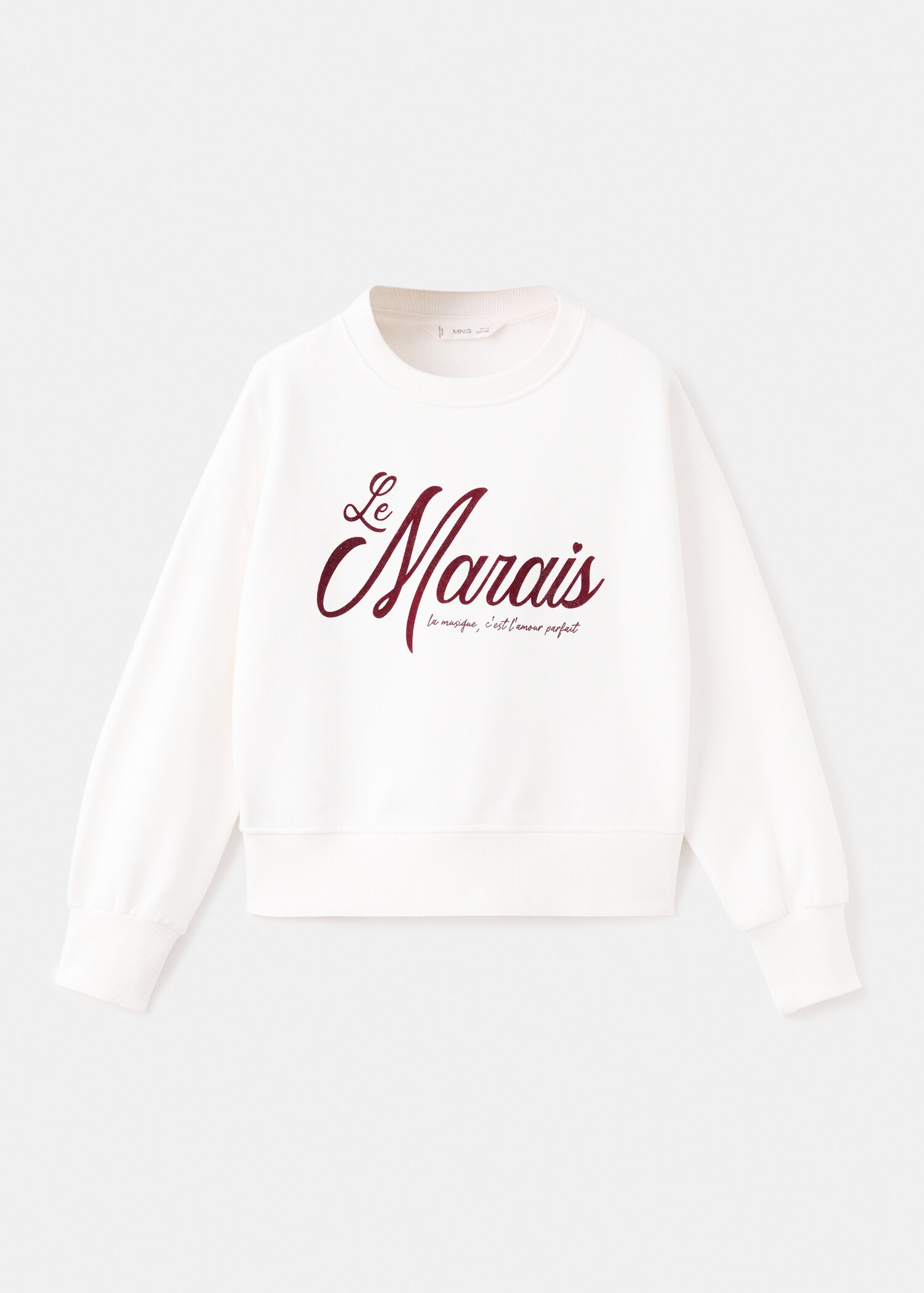 Printed cotton sweatshirt - Article without model