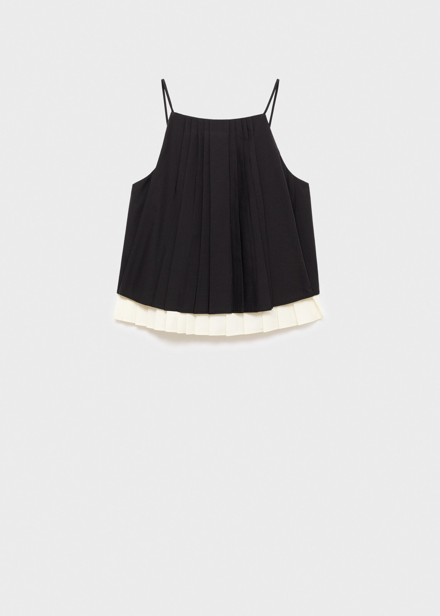 Robe plissée combinée - Article sans modèle