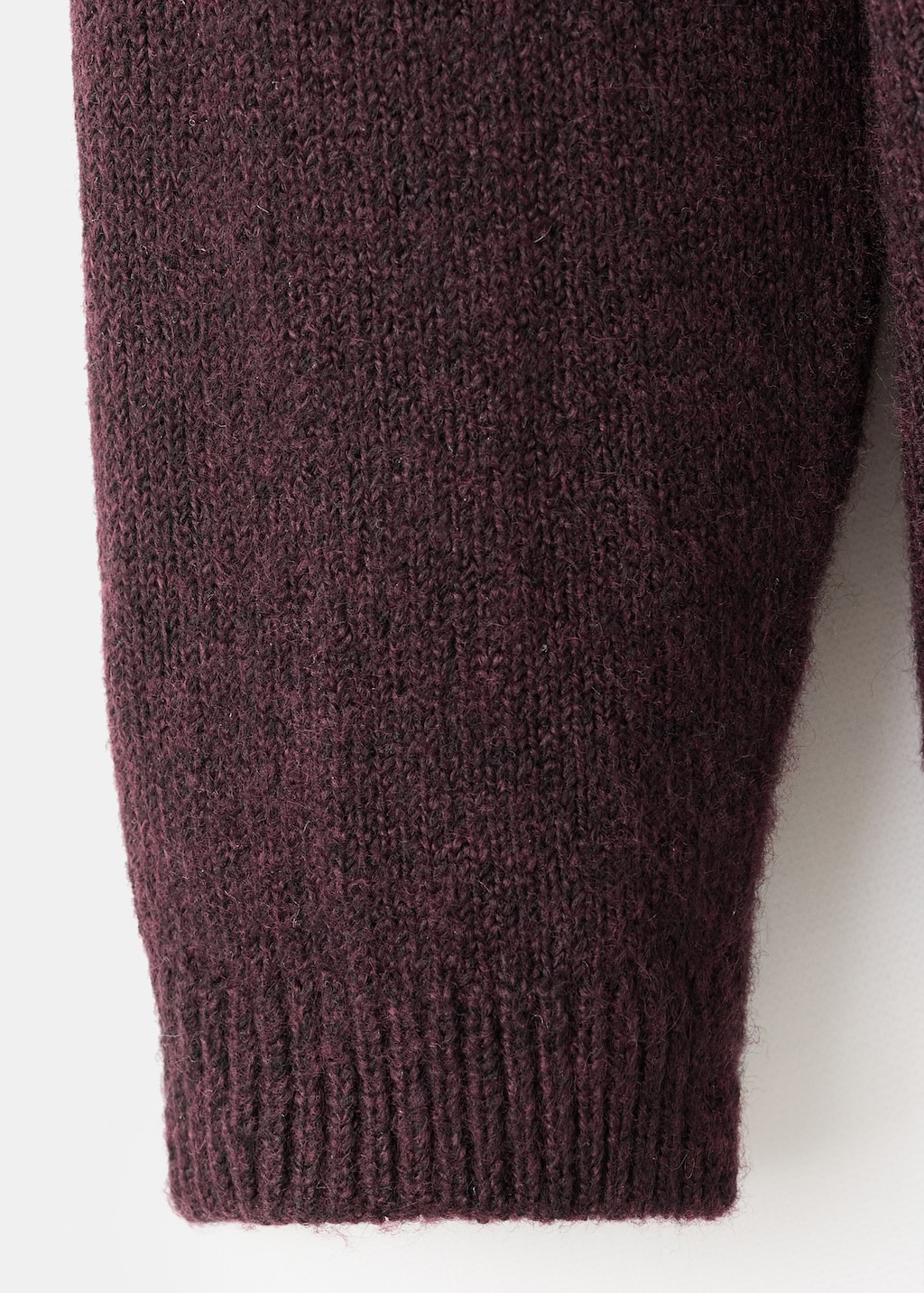 Jacquard sweater with buttons