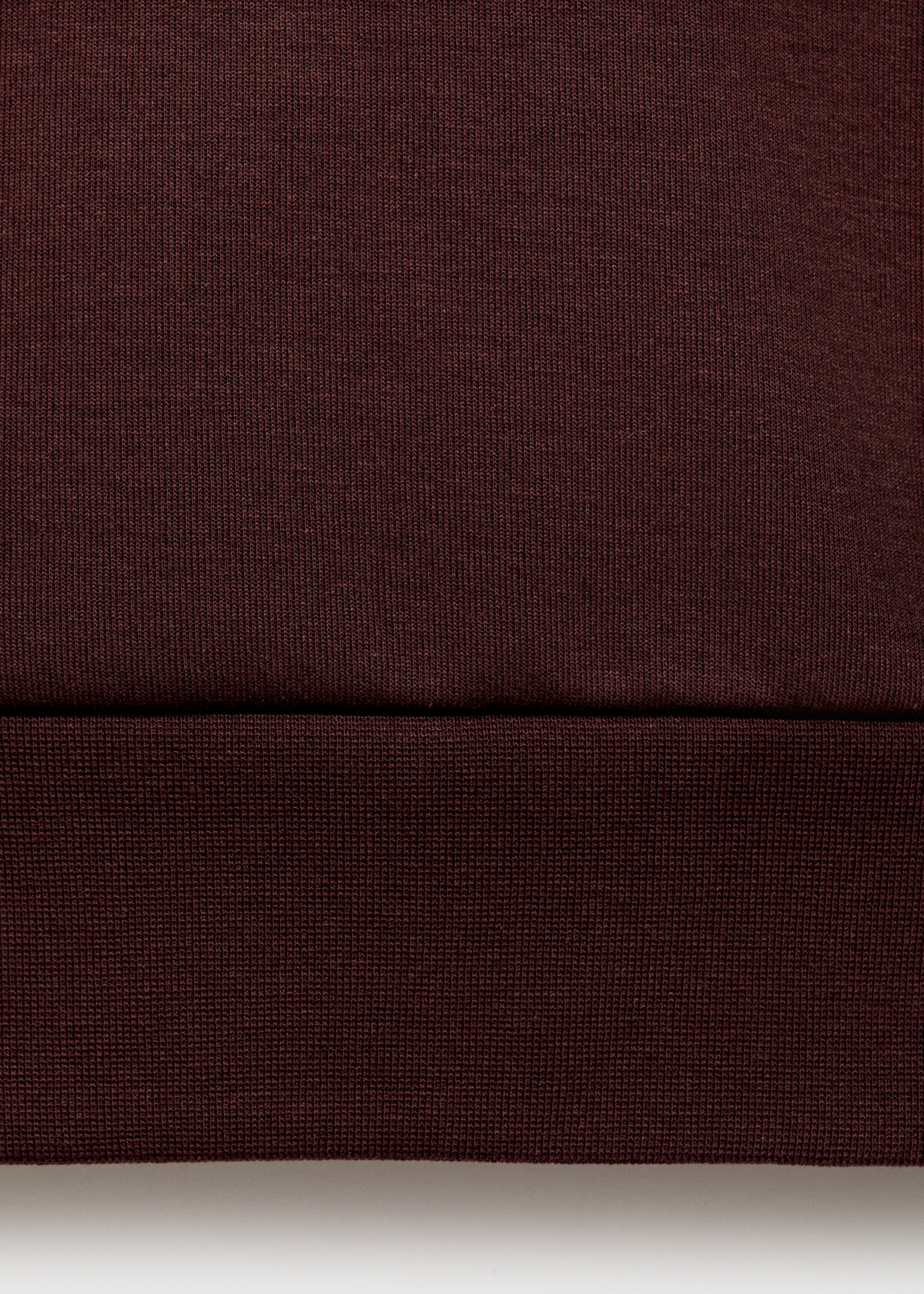 Regular-fit hoodie - Details of the article 0, Wine. Ref: 17056742-00.
