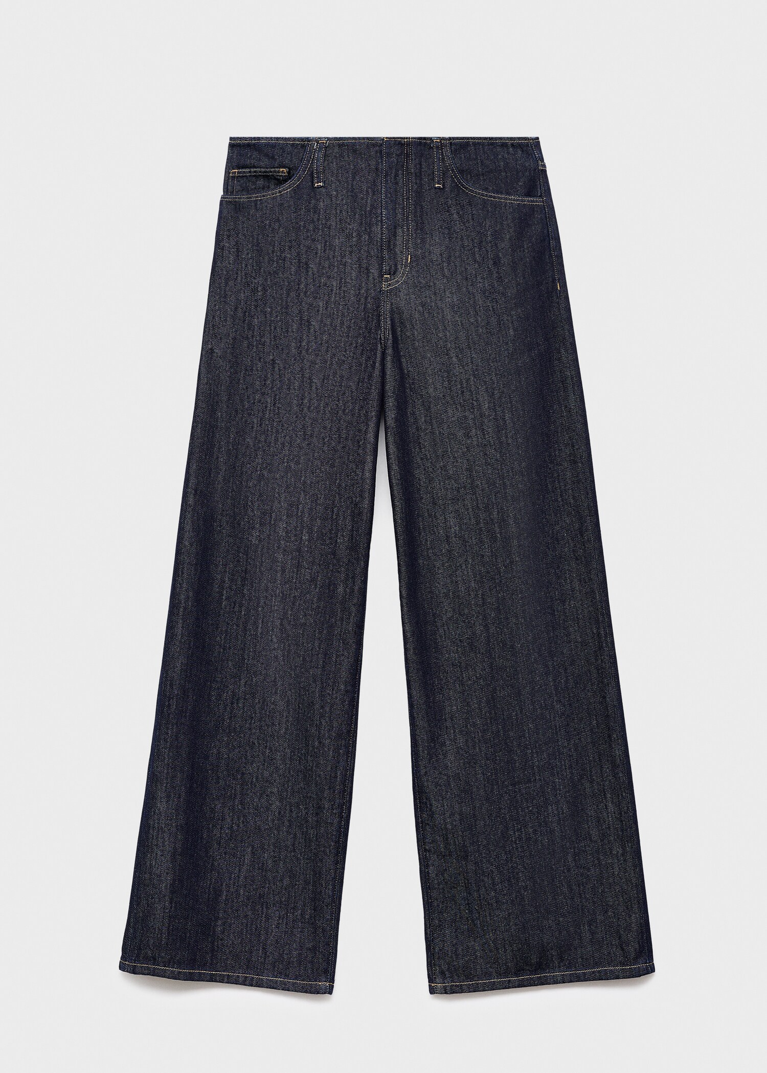 Jeans wideleg tiro medio - Artículo sin modelo