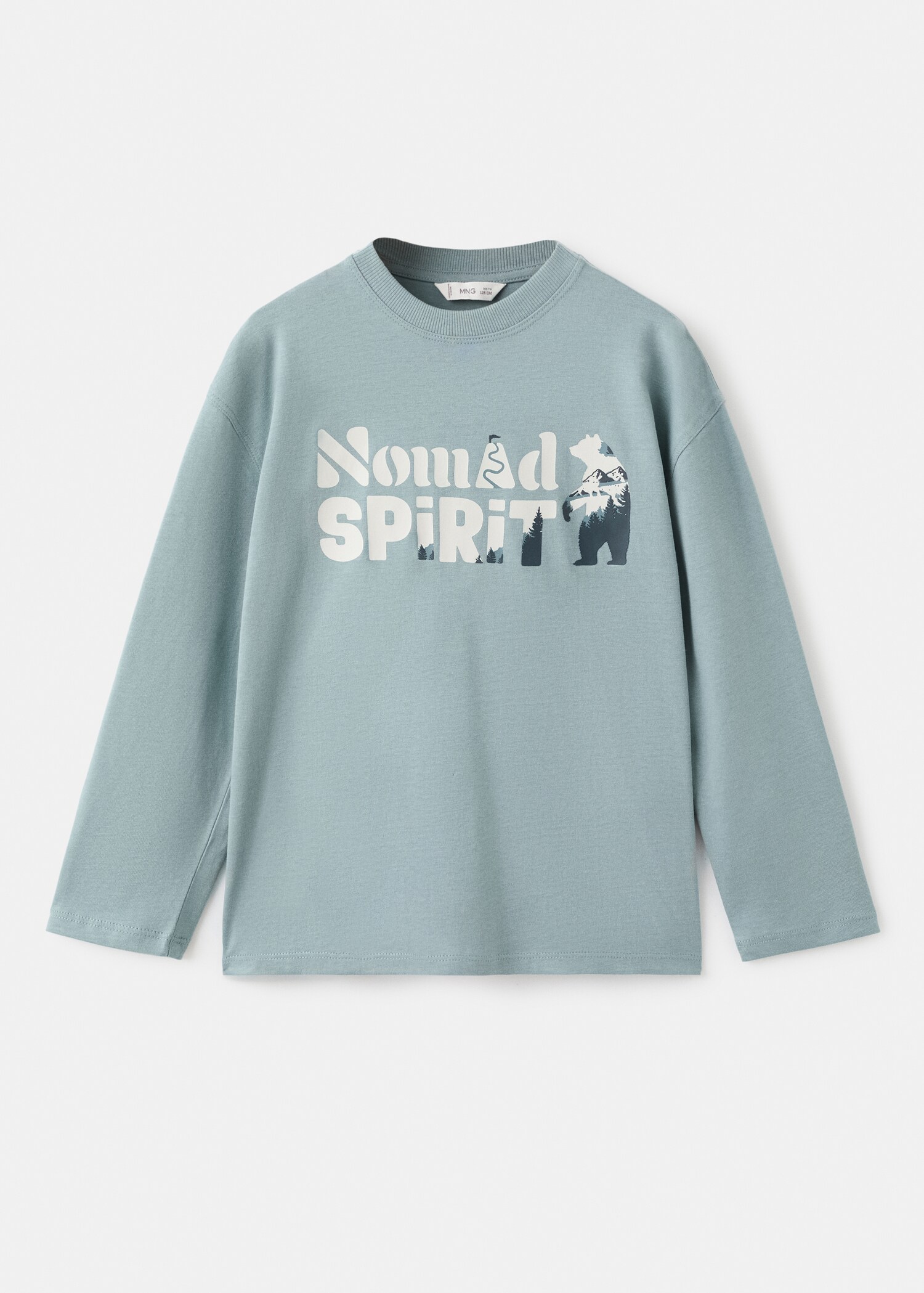 Printed cotton-blend T-shirt - Article without model