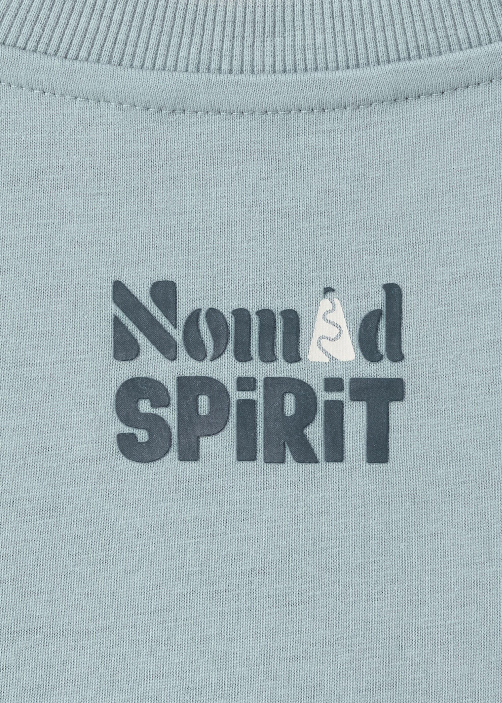 Printed cotton-blend T-shirt - Details of the article 0, Aqua Green. Ref: 17057128-00.