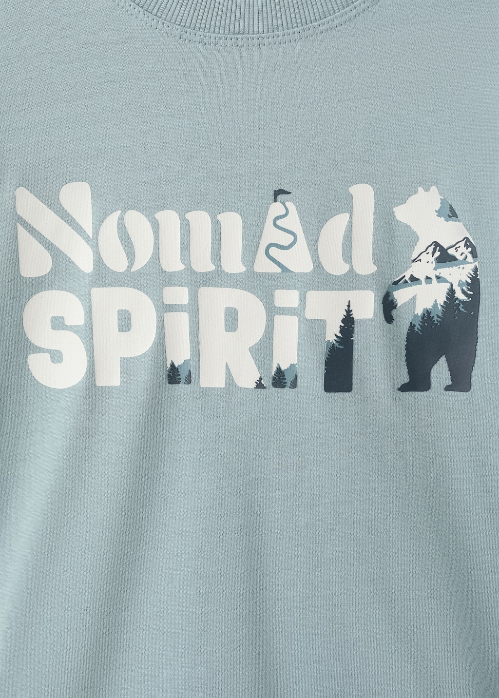 Printed cotton-blend T-shirt